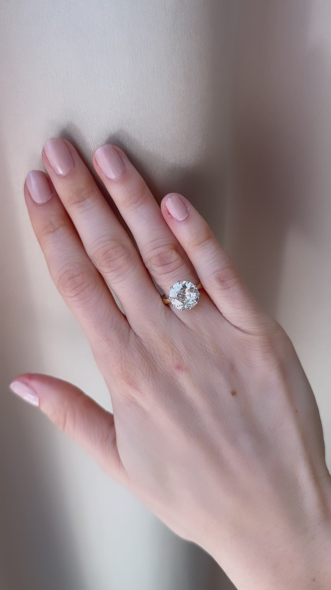 Old European cut diamond 