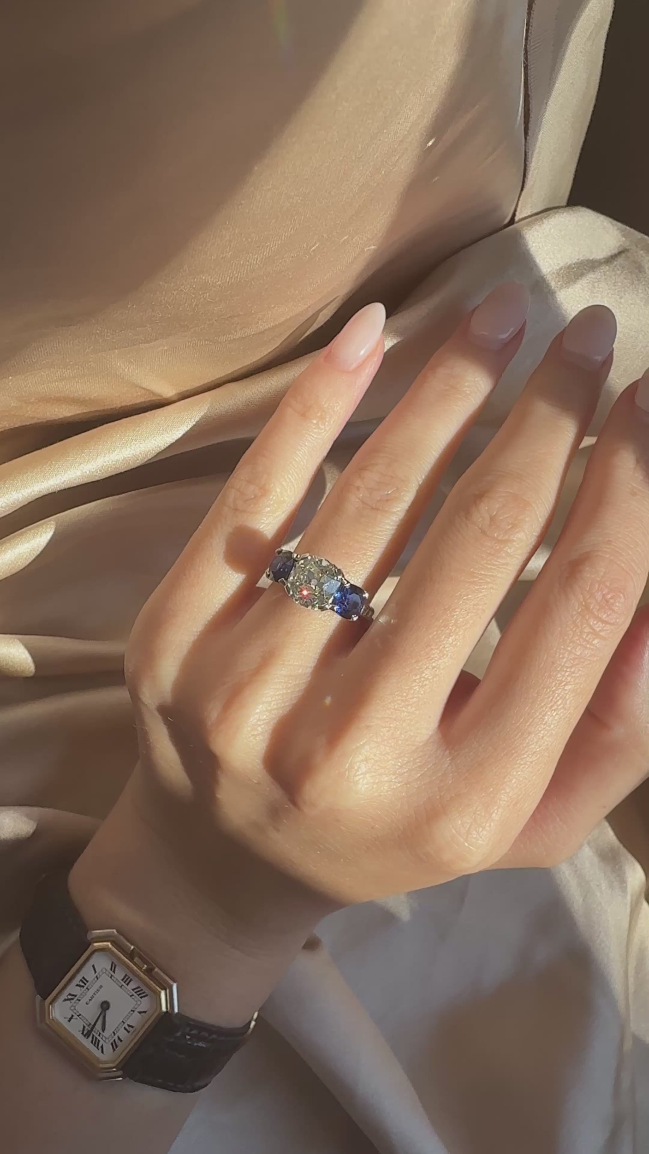 Old Mine cut diamond Rings