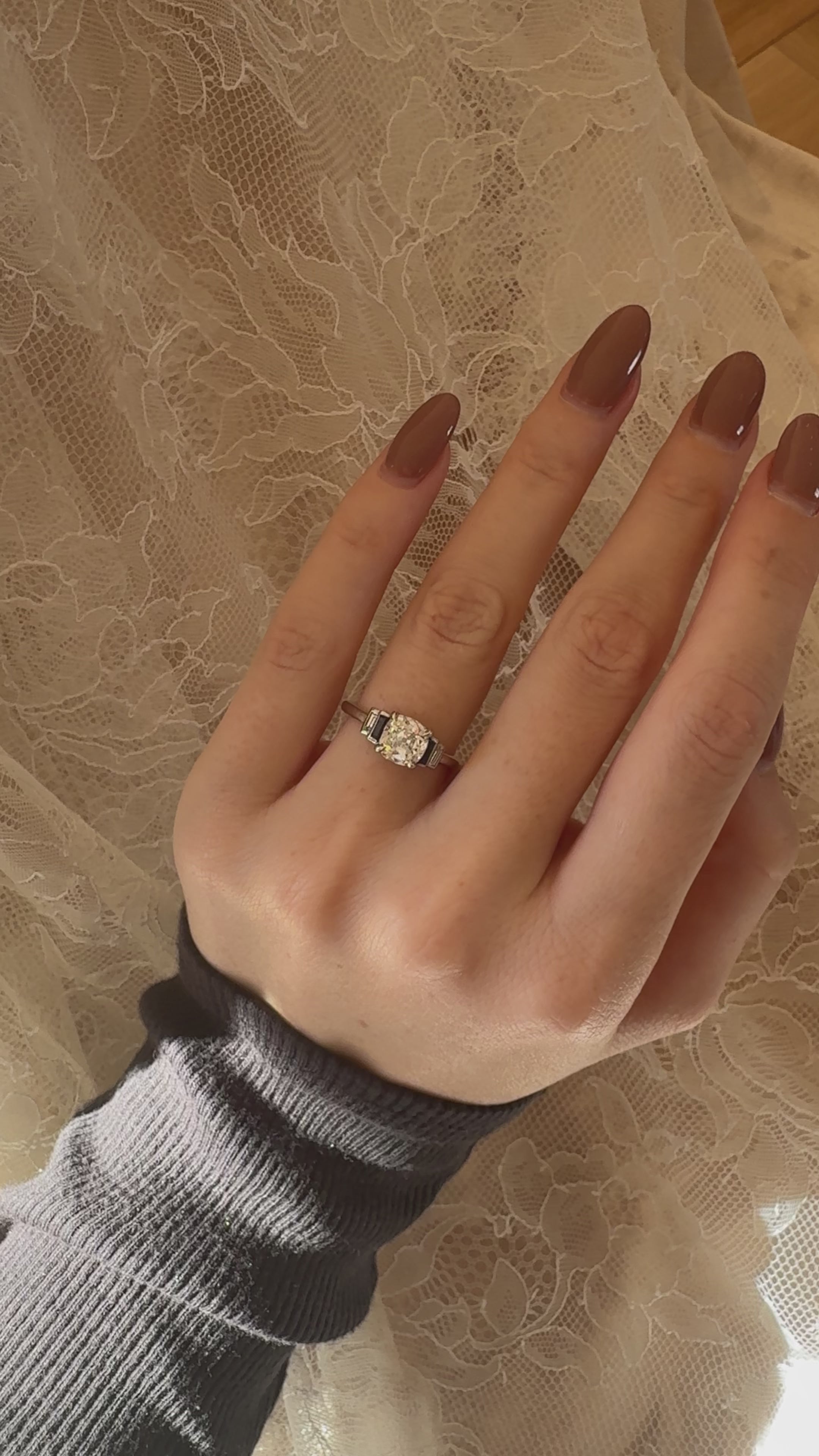 Old Mine cut diamond Rings