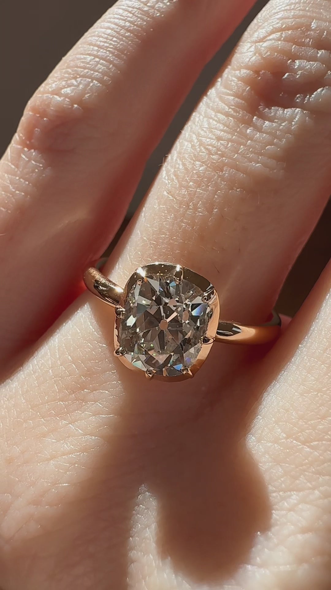  videos and images of vintage Rings-Old Mine cut diamond Rings