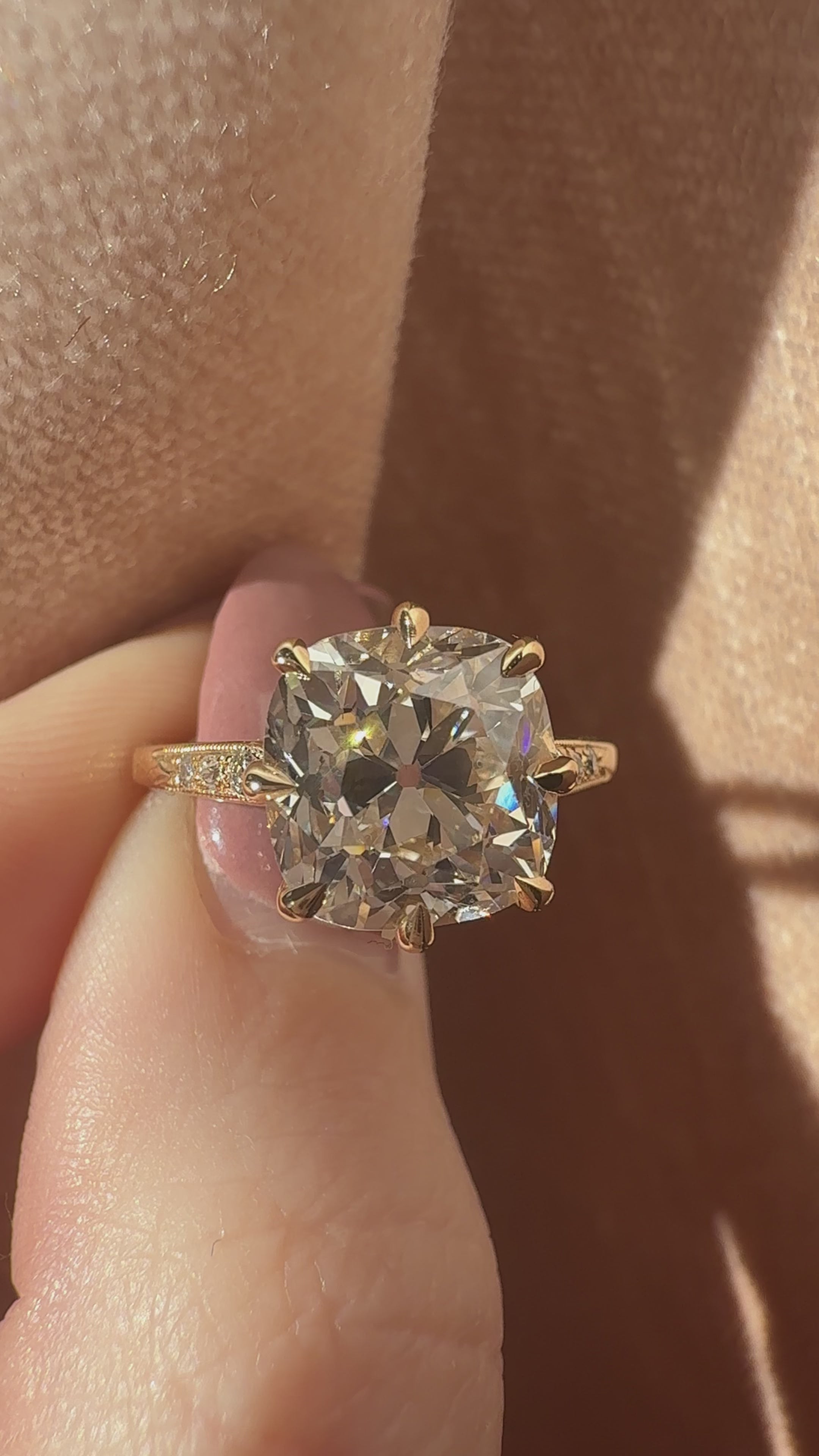 Old Mine cut diamond Rings