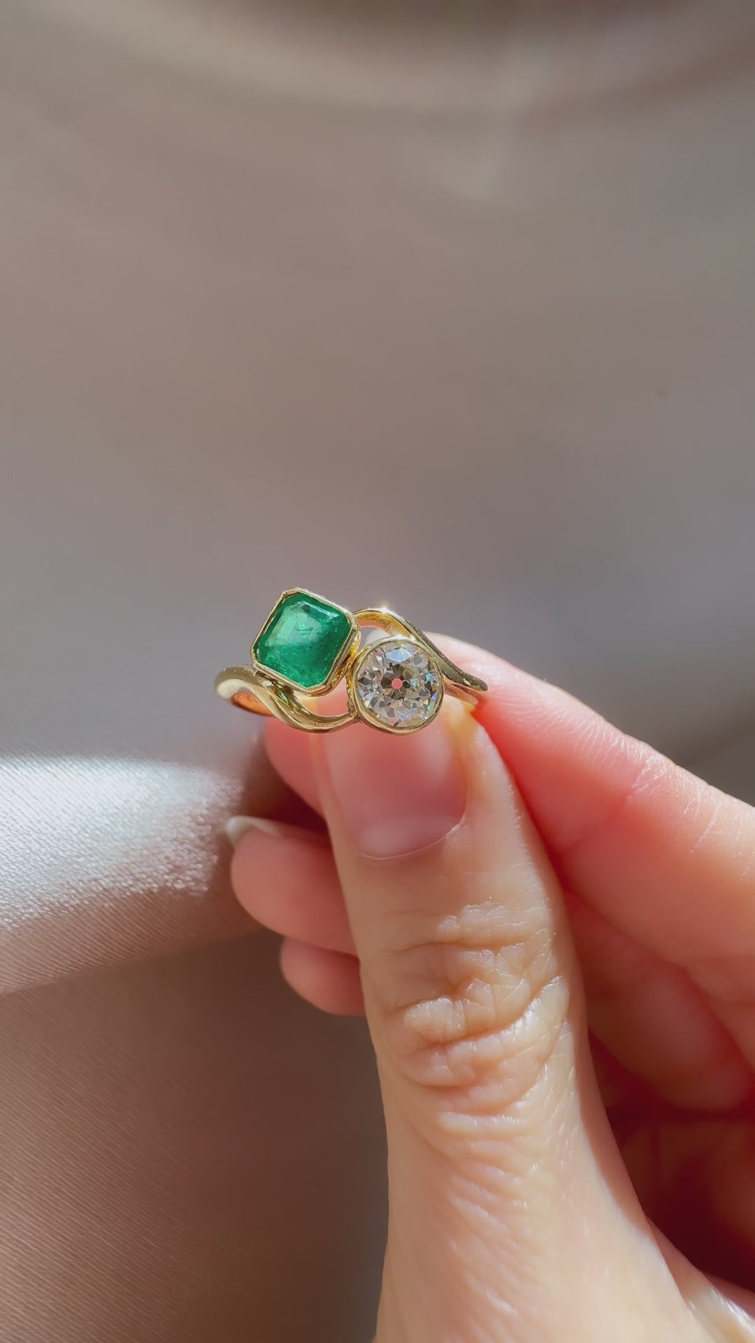 Old European cut diamond 