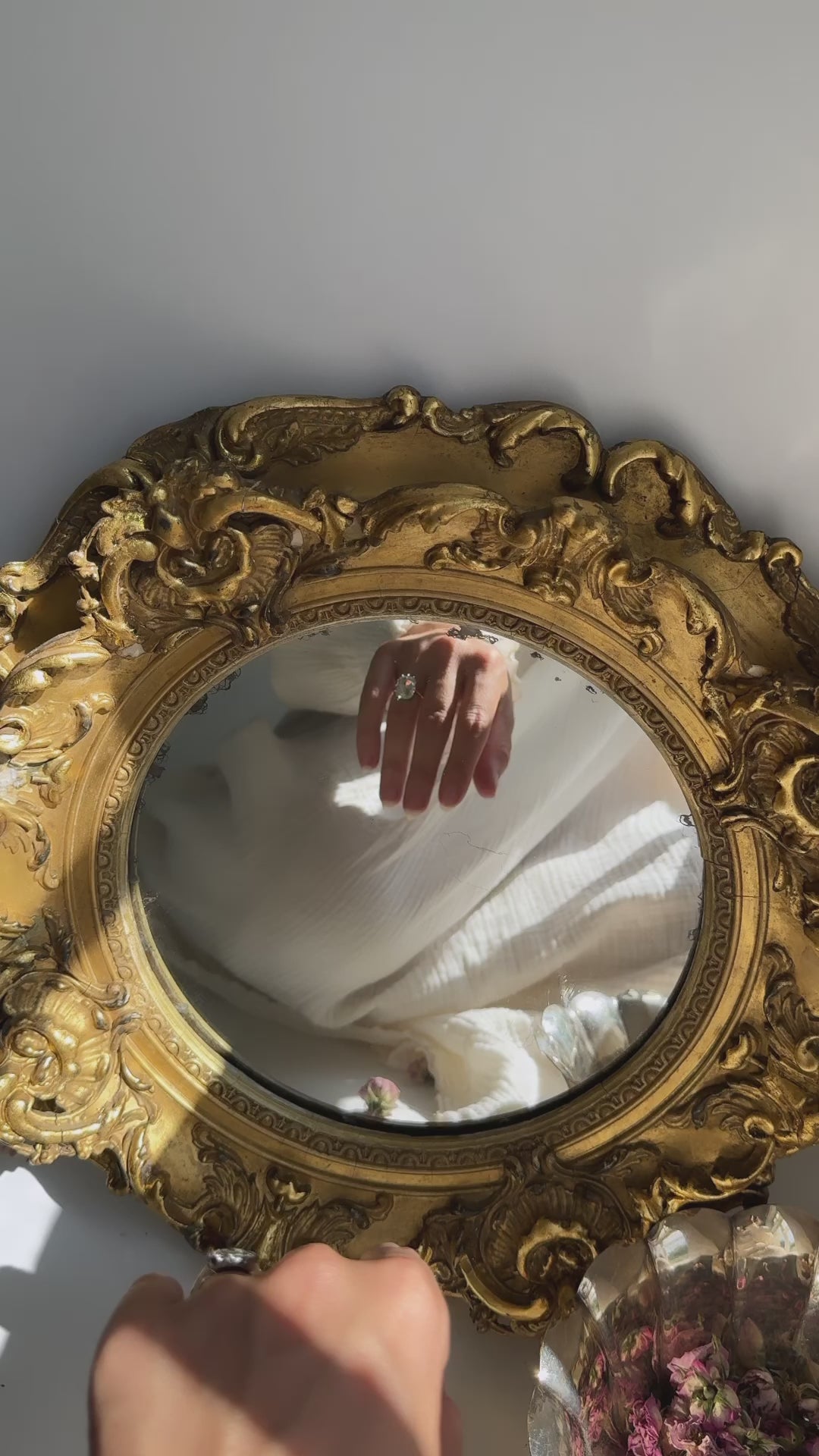  videos and images of vintage Rings-Solitaire Old Mine cut diamond Rings