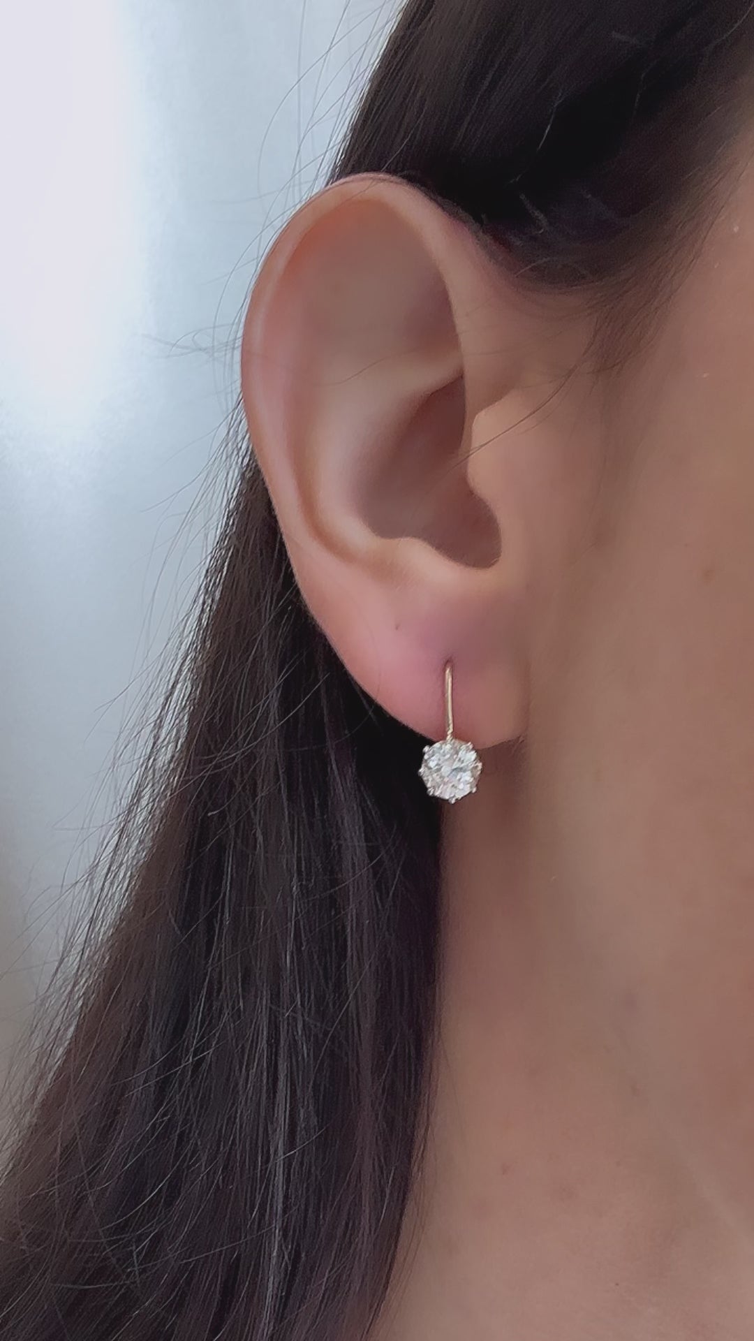 Antique Diamond Earrings