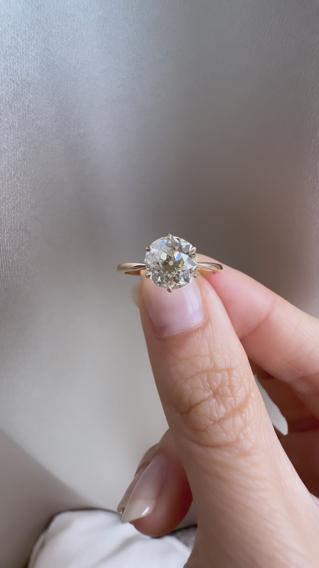 Old European cut diamond 