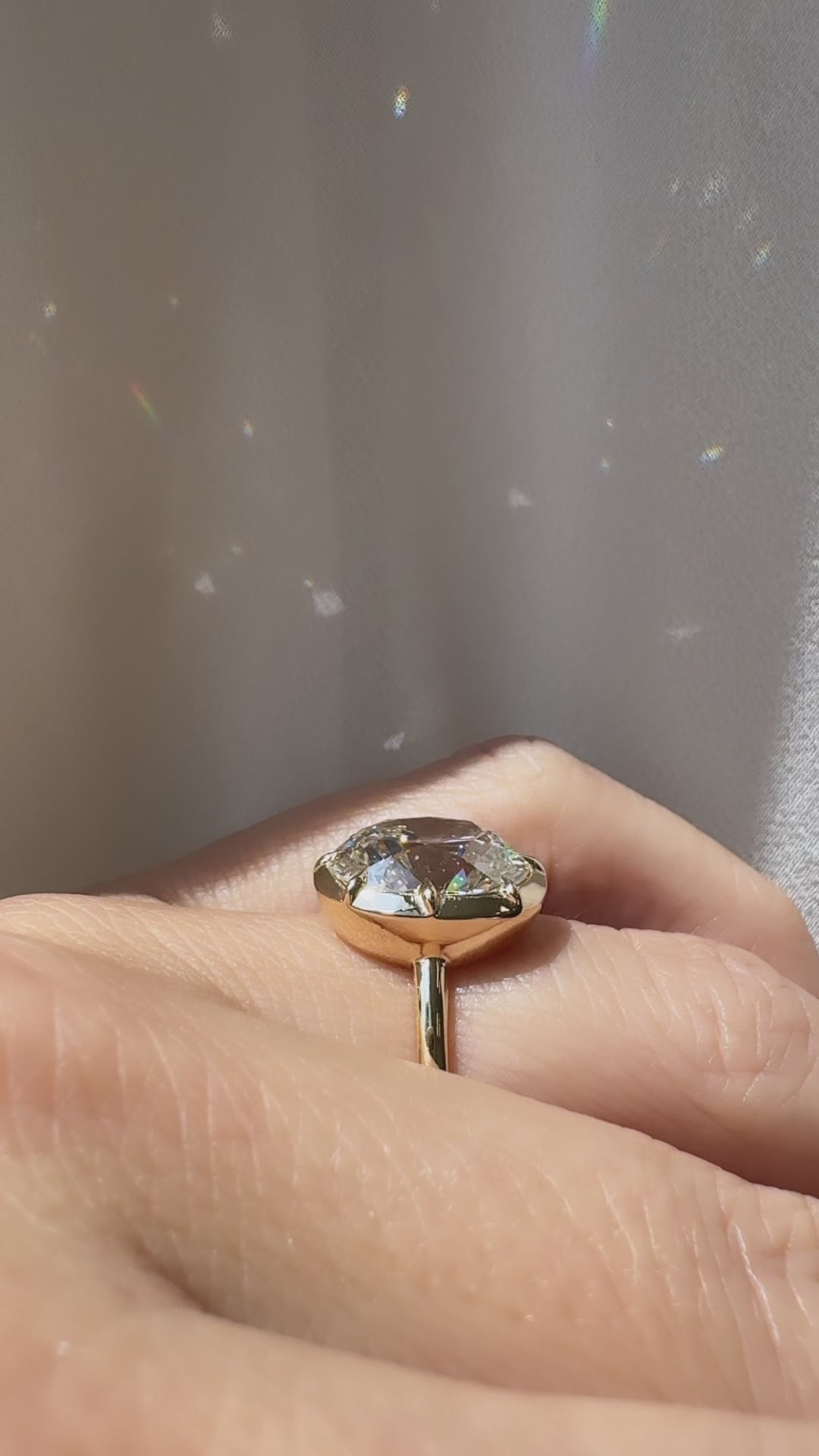  videos and images of vintage Rings-Solitaire Old Mine cut diamond Rings