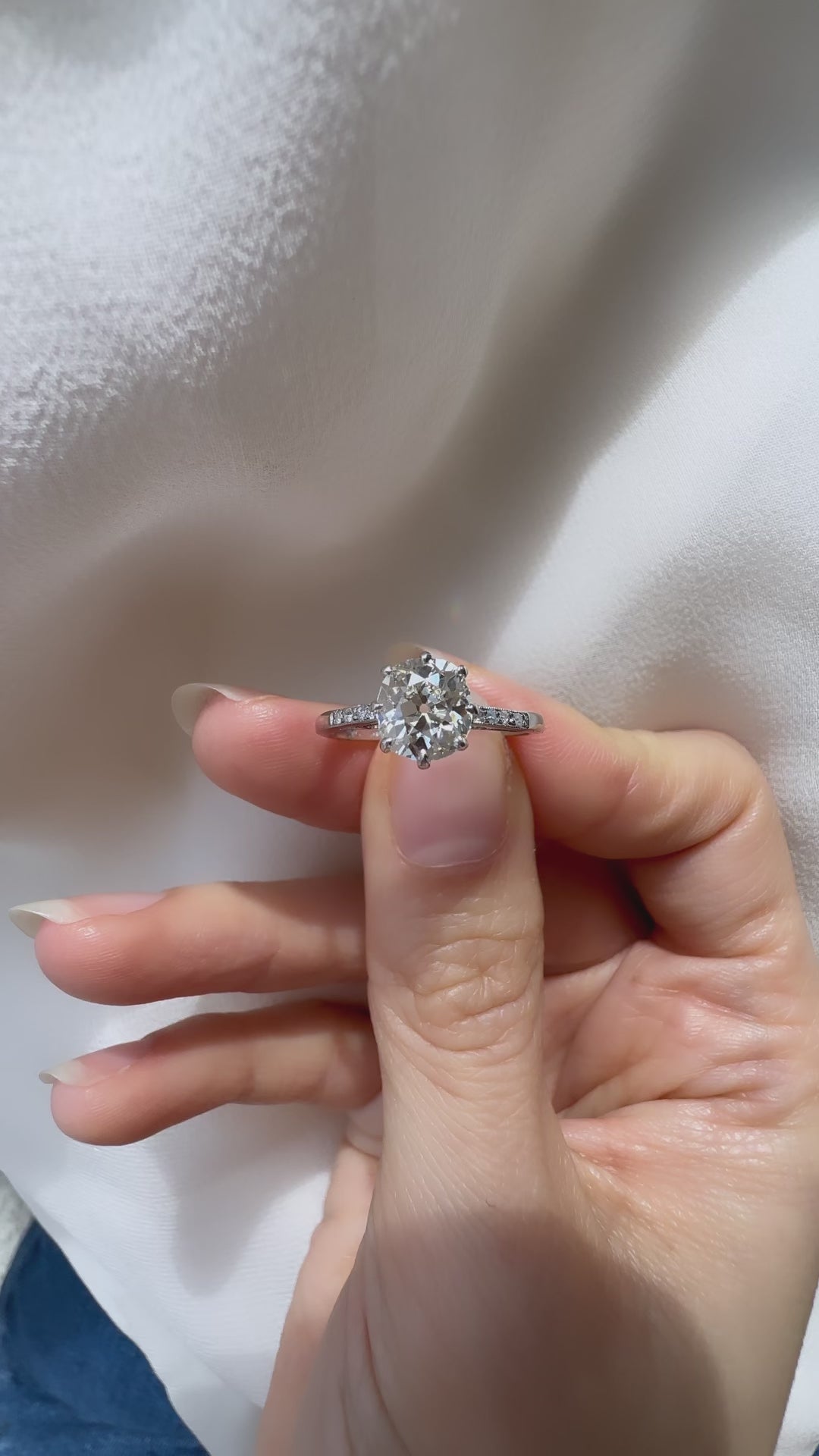 Old Mine cut diamond 