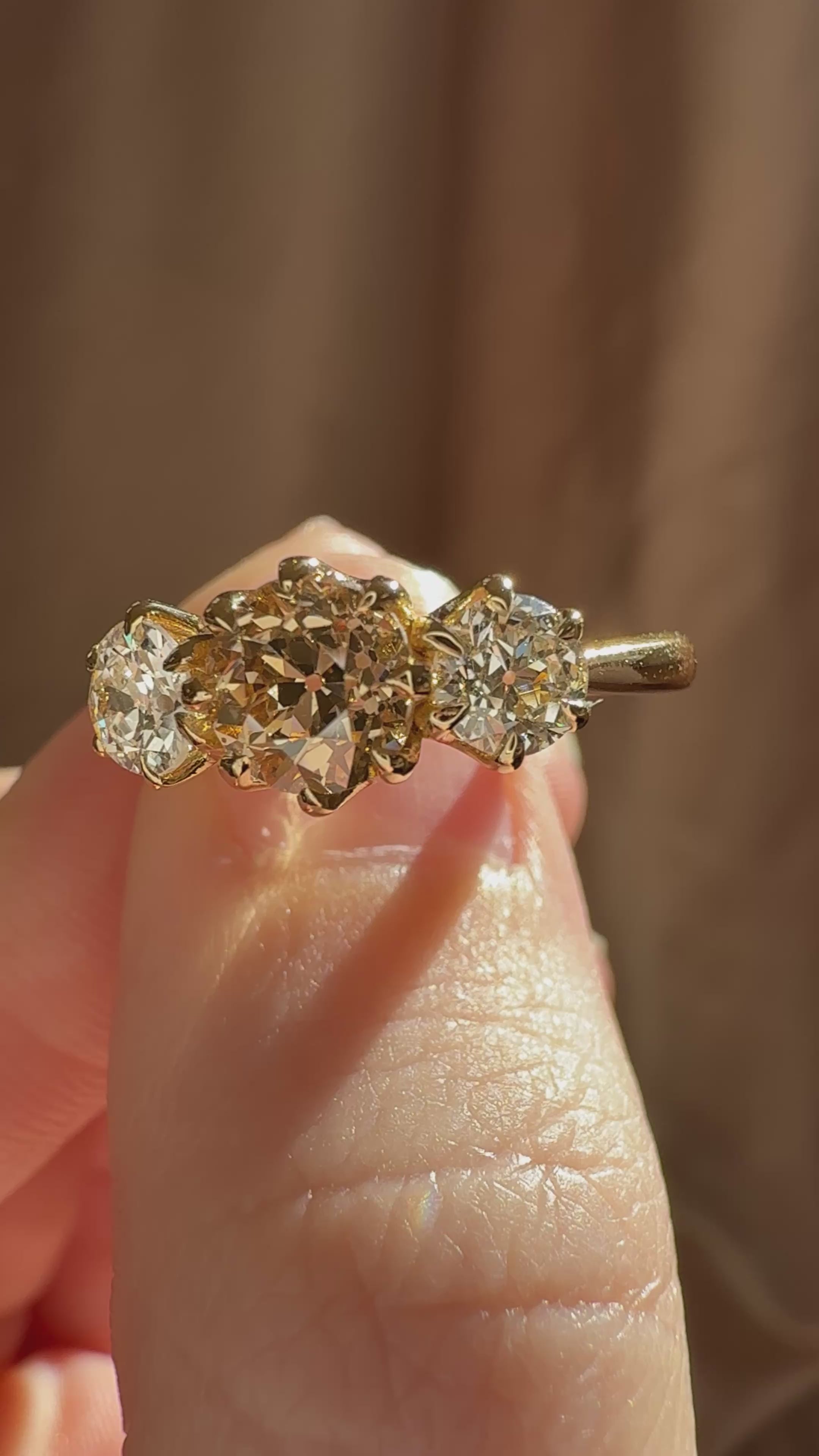  videos and images of vintage Rings-Old European cut diamond Rings