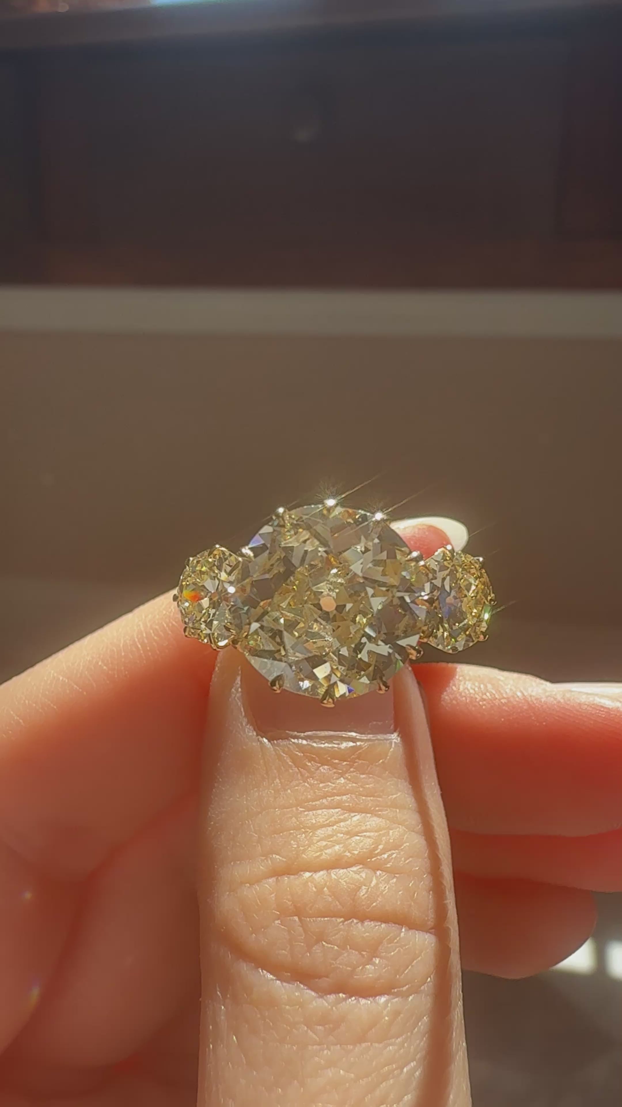 j-k-l color, vs clarity diamond in yellow gold setting