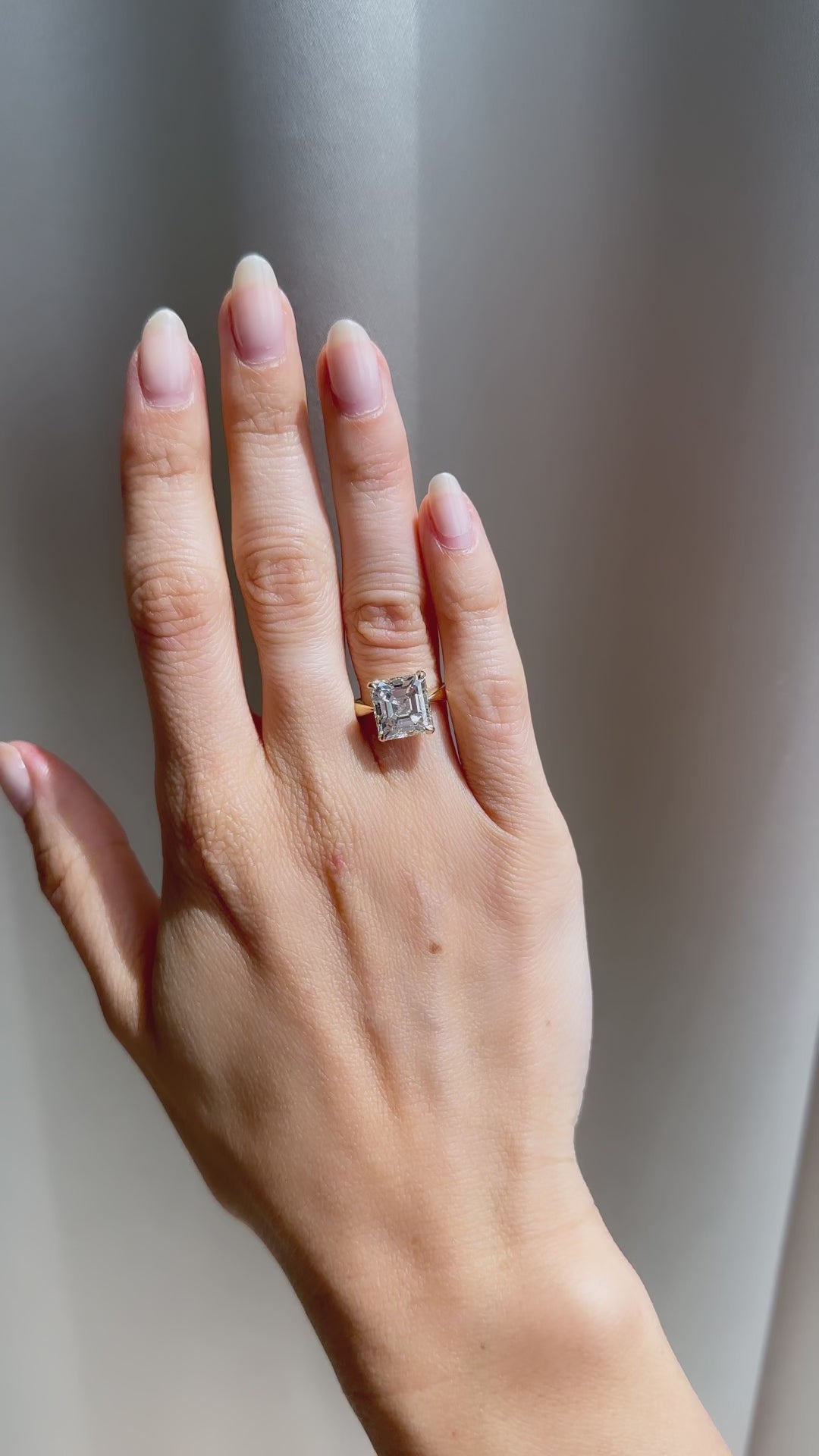 j-k-l color, vs clarity diamond in yellow gold setting