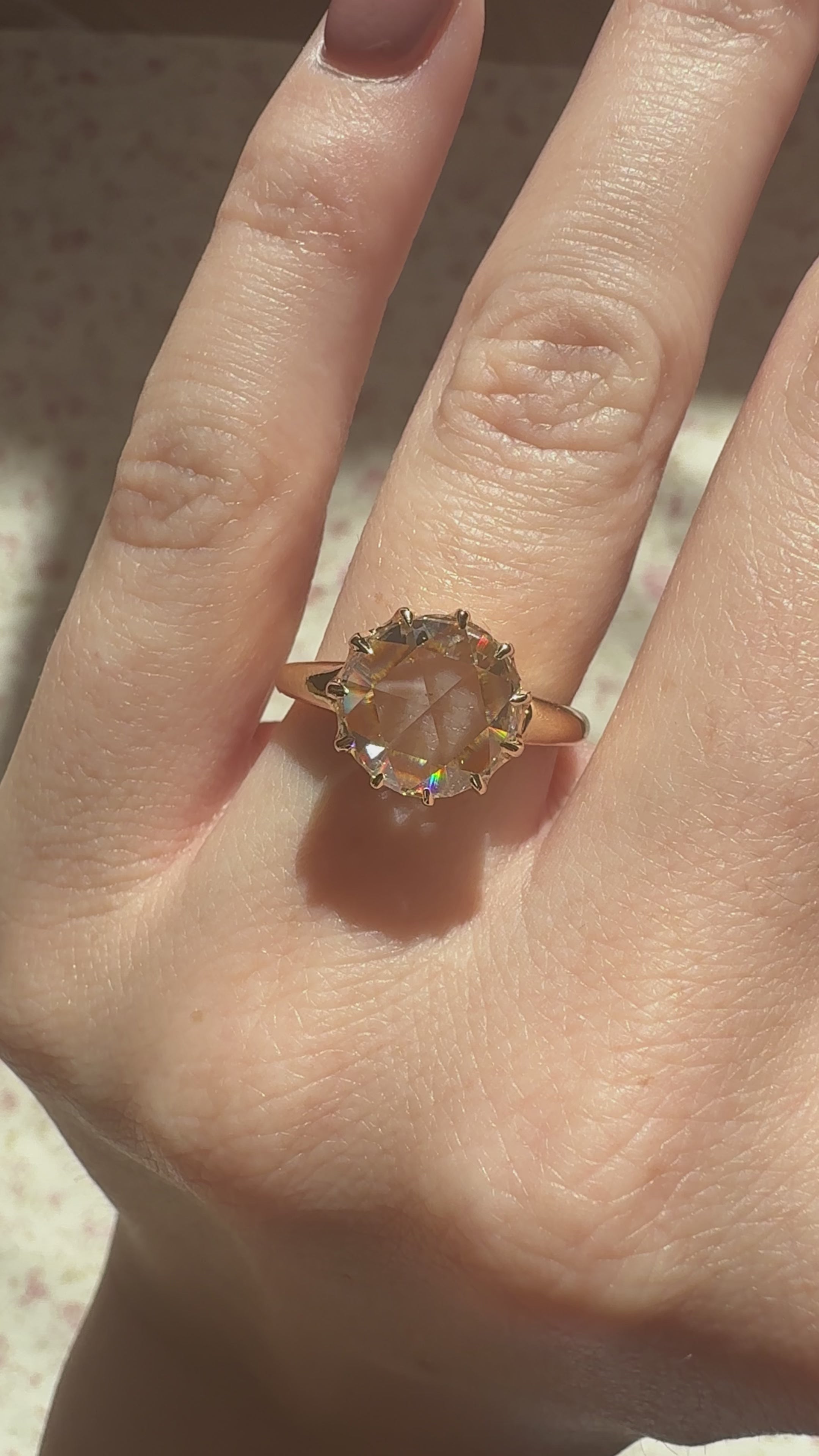  videos and images of vintage Rings-Rose cut diamond Rings