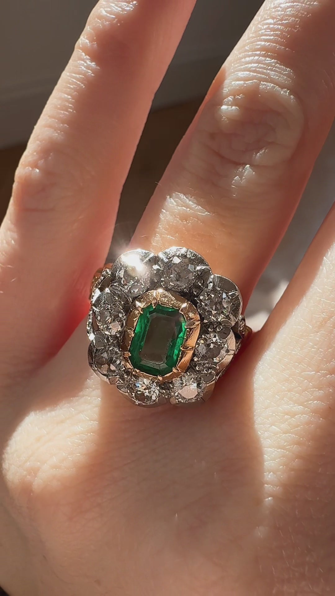  videos and images of vintage Rings-Step  cut diamond Rings