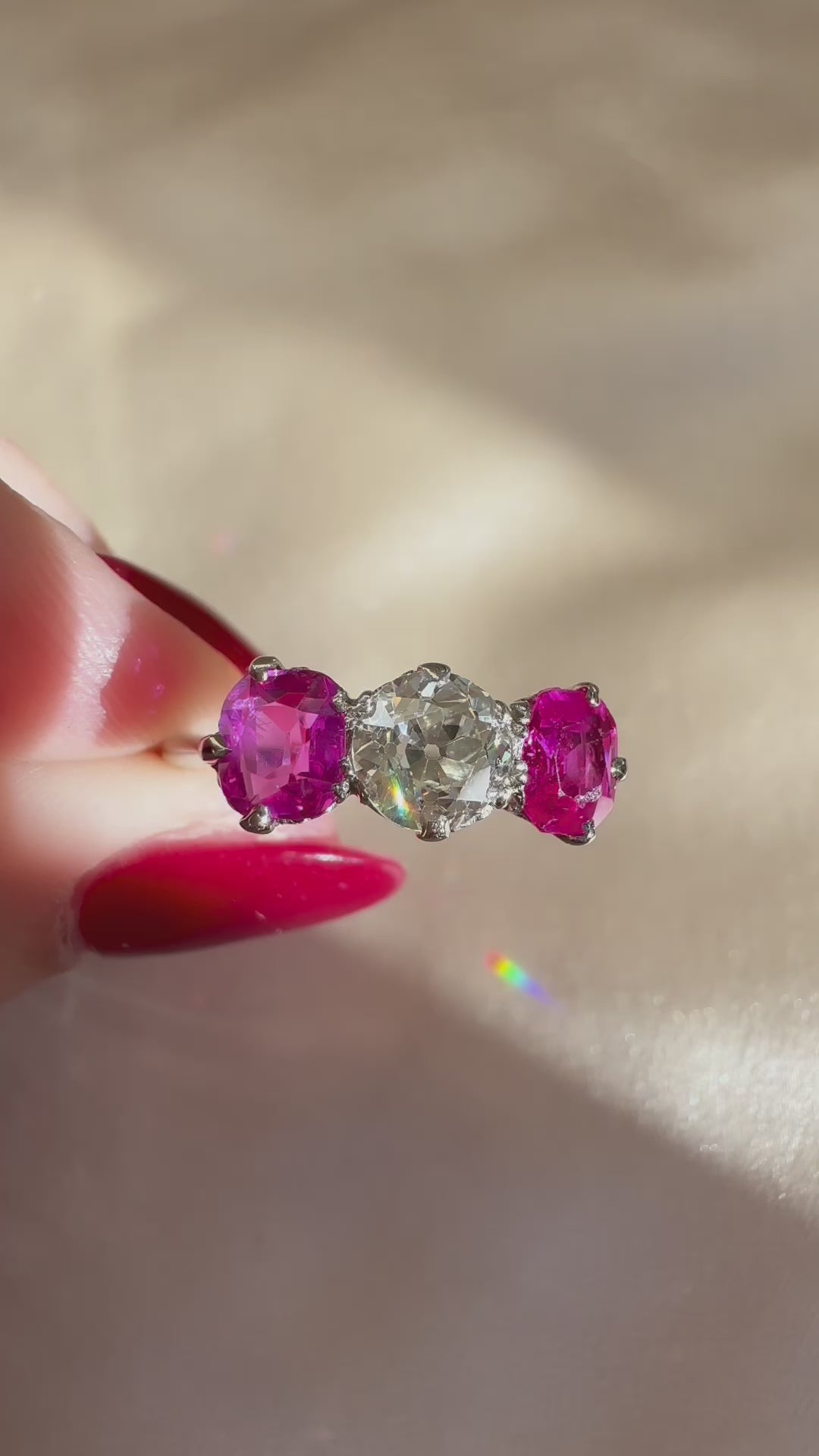 g-h-i color, diamond in platinum setting