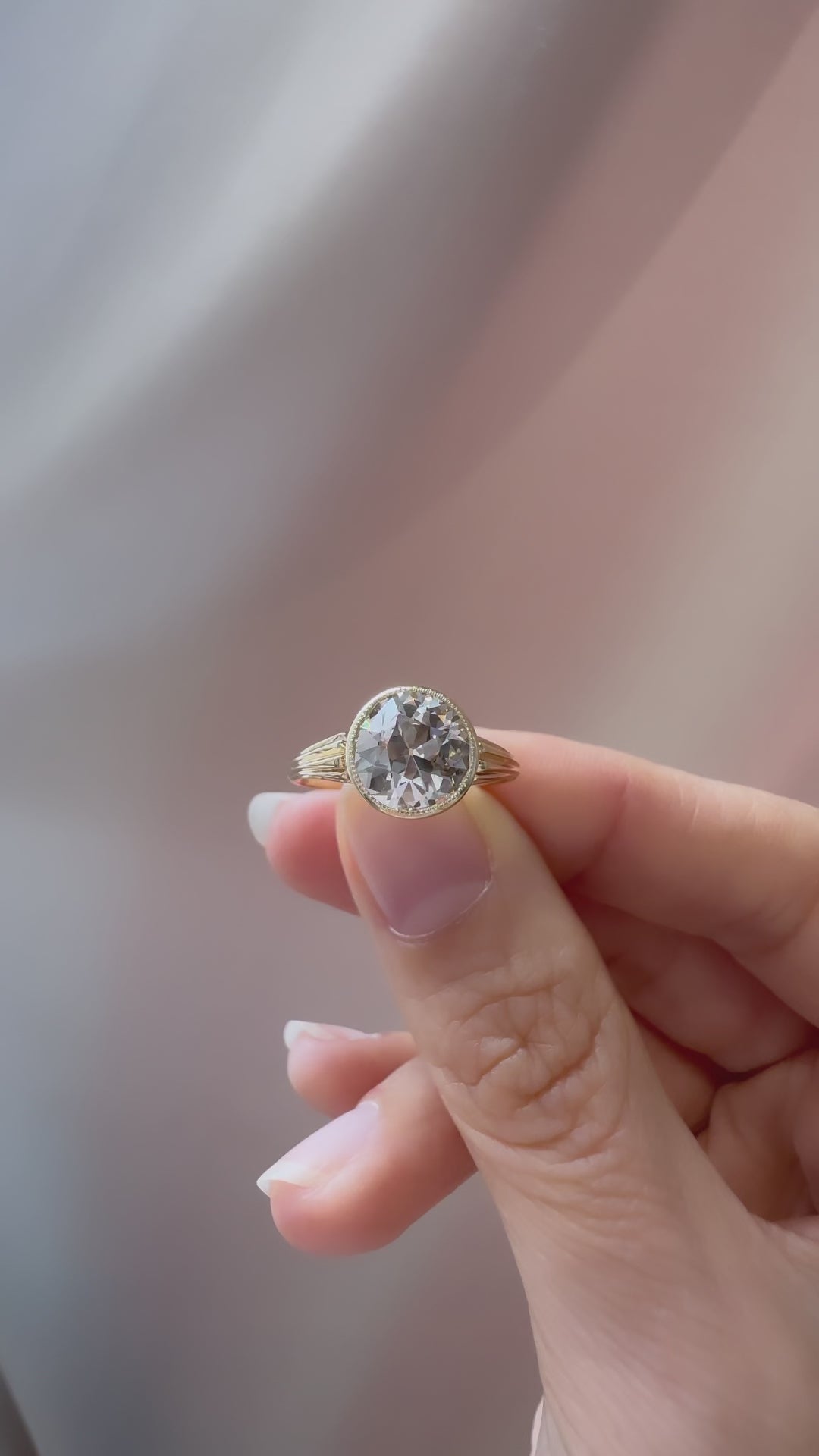 Old European cut diamond 