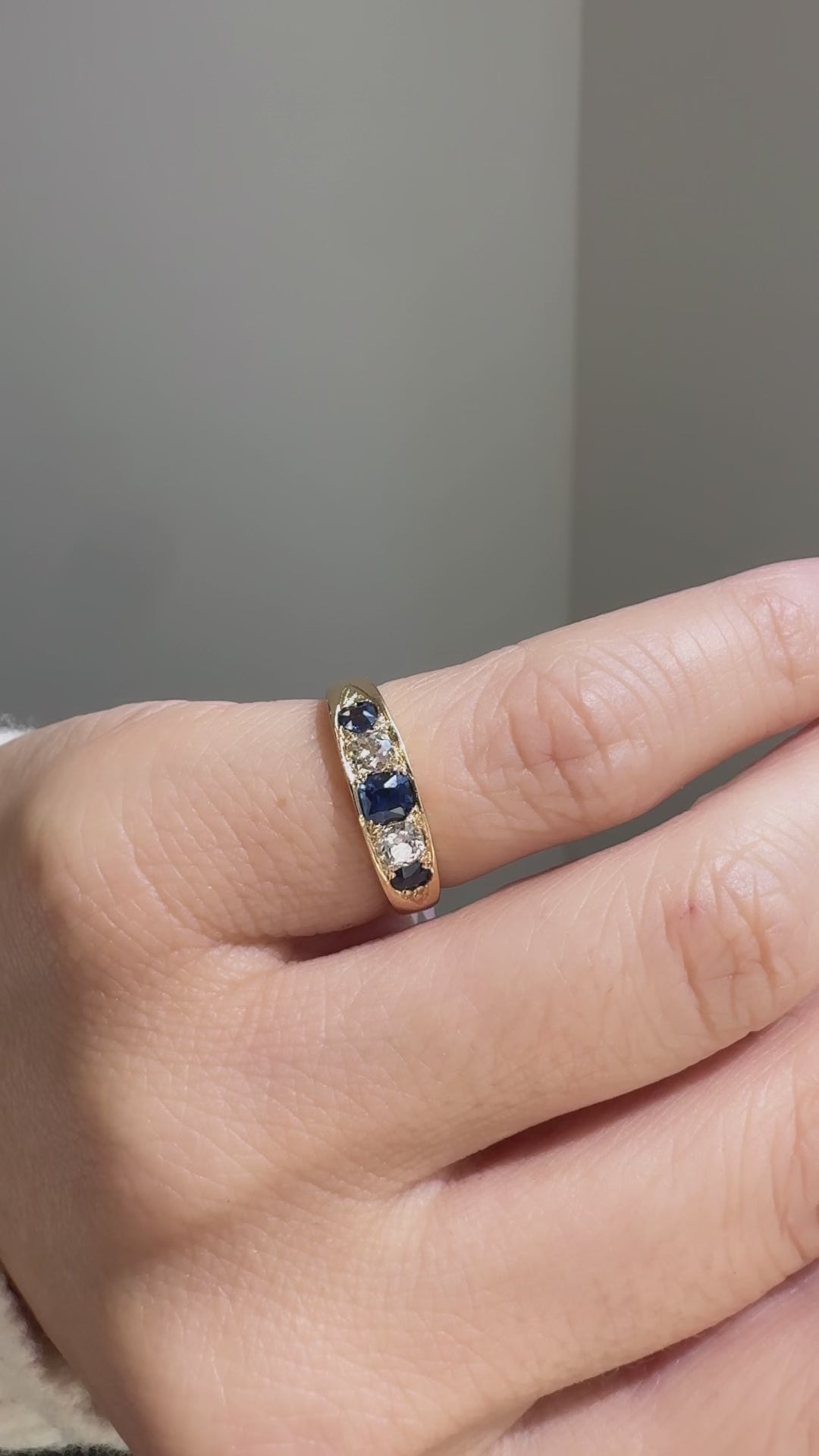 j-k-l color, vs clarity diamond in yellow gold setting