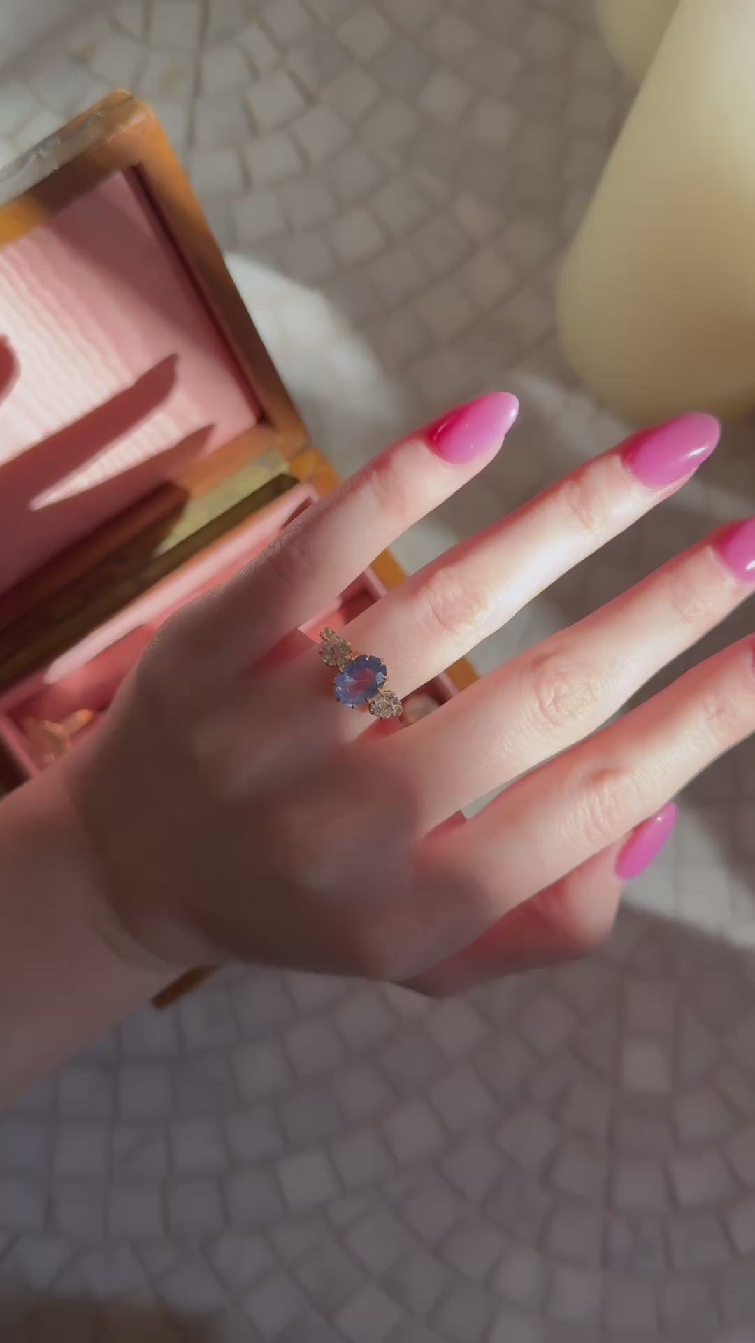  videos and images of vintage Rings-Marquise/Oval cut diamond Rings