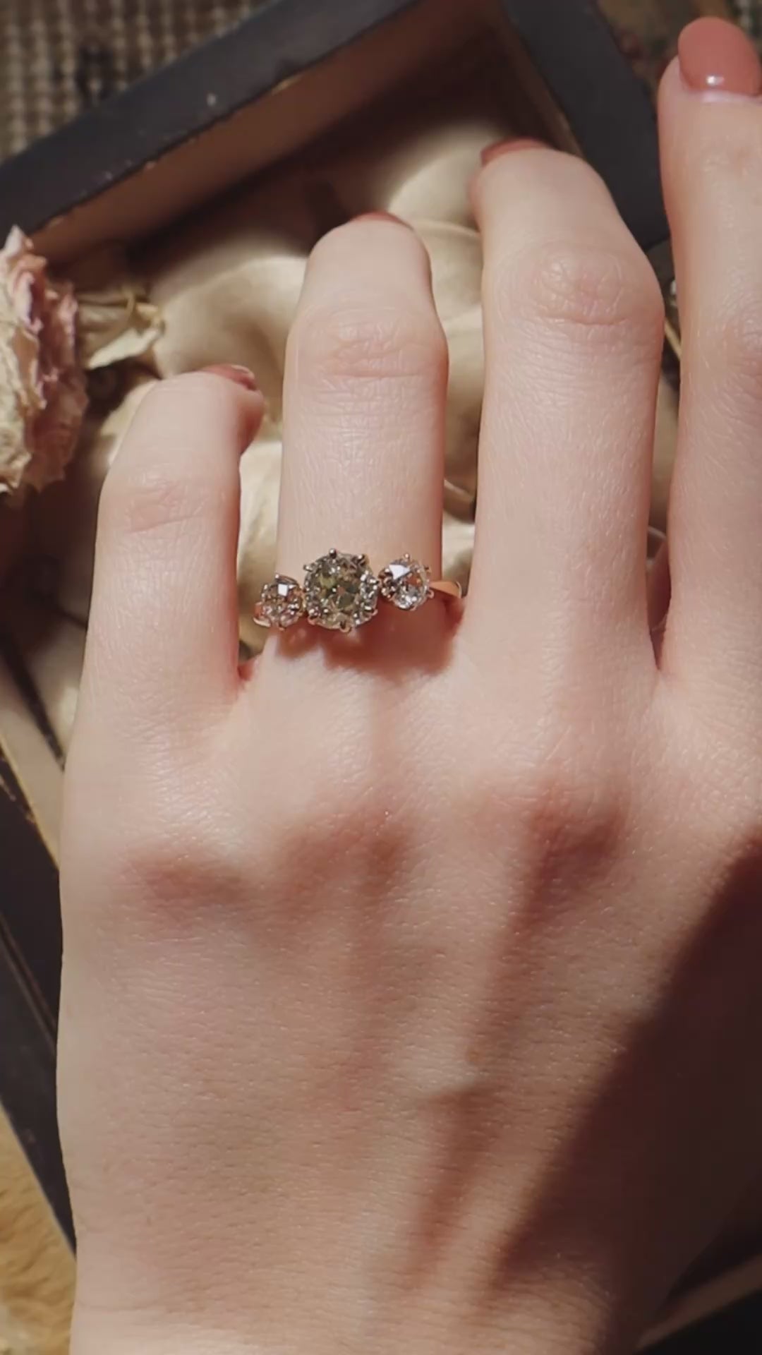 Old Mine cut diamond Rings