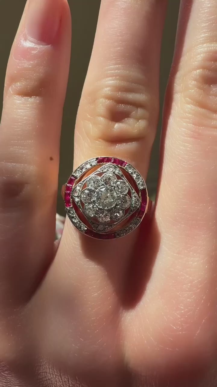  videos and images of vintage Rings-Old European cut diamond Rings