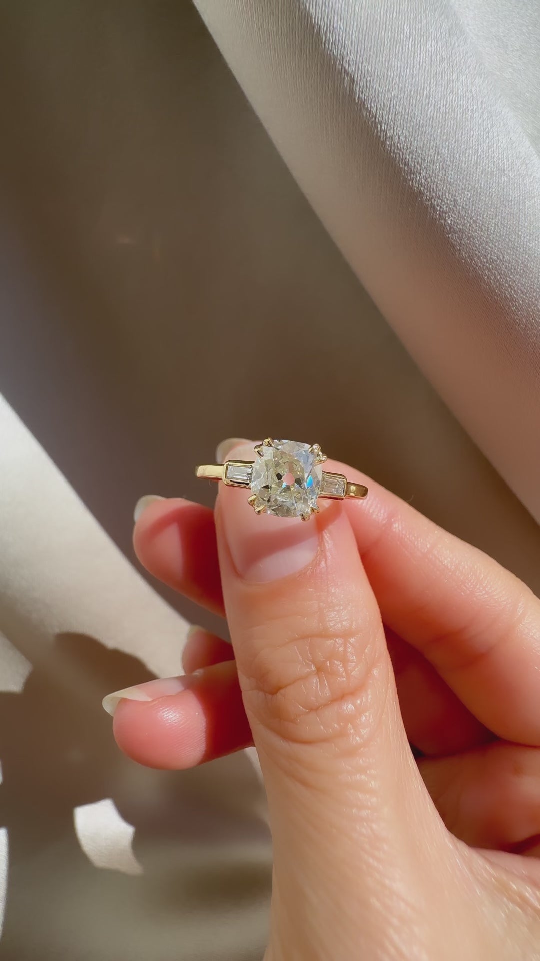 Old Mine cut diamond 