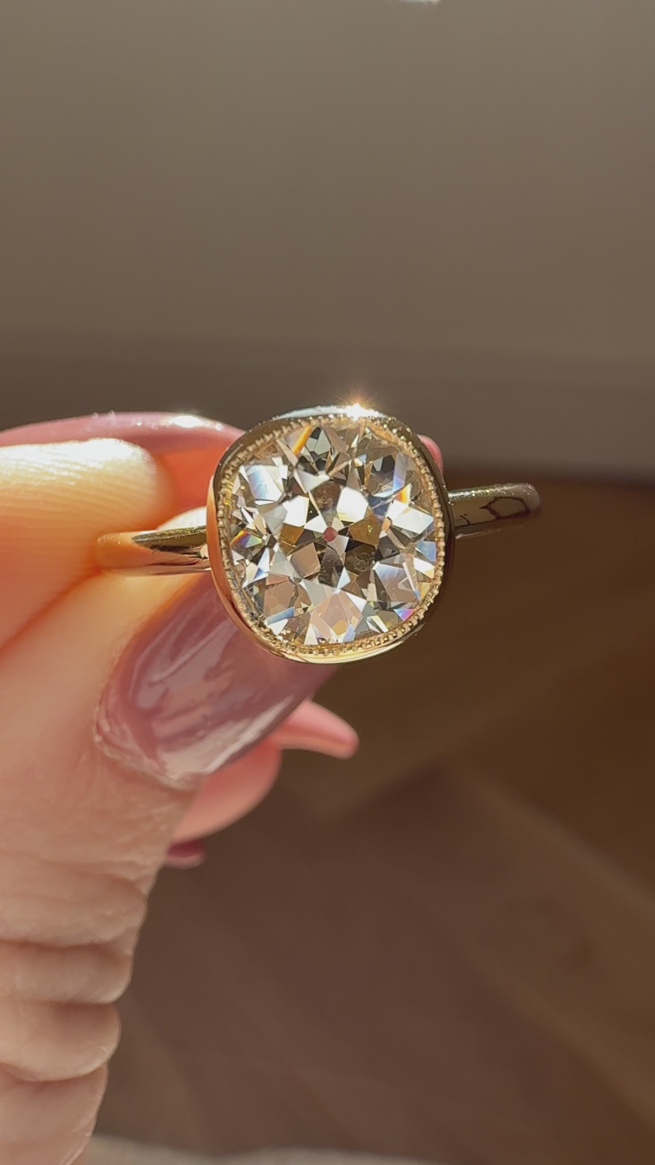 Old Mine cut diamond Rings