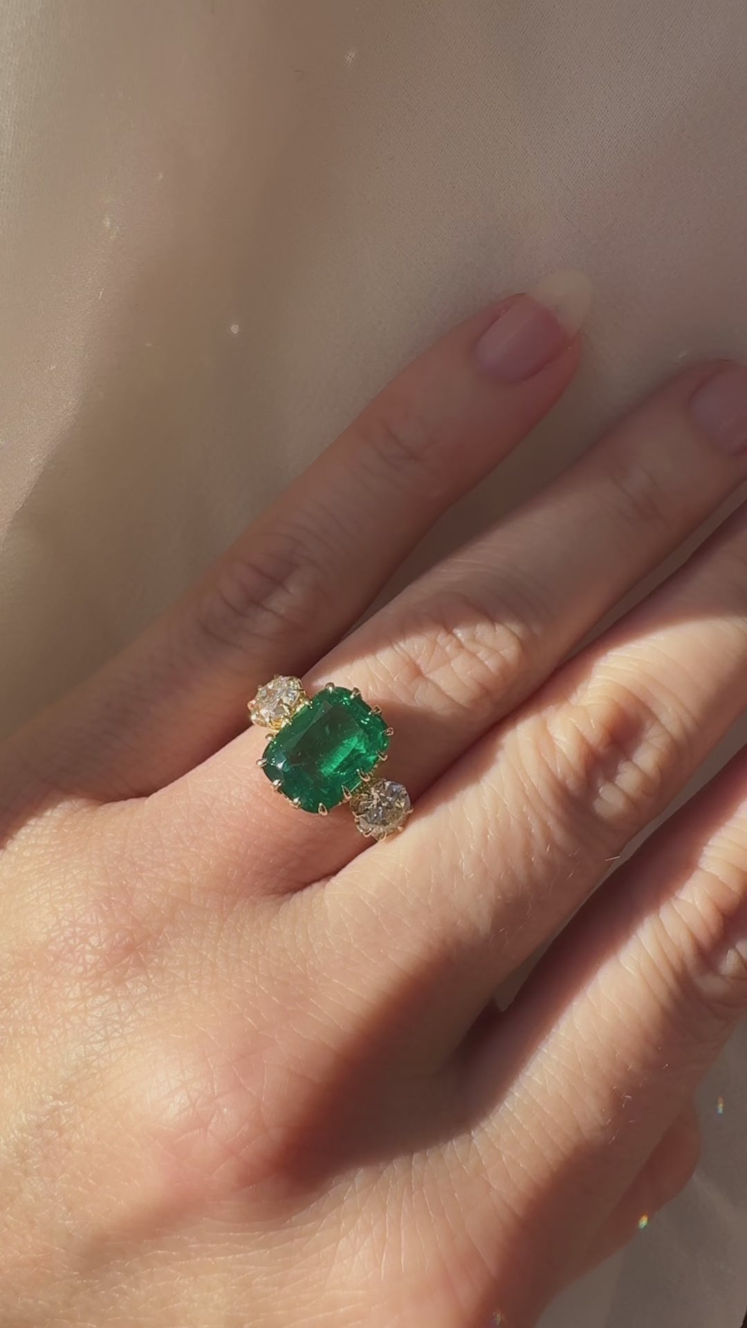 Three-stone diamond Rings