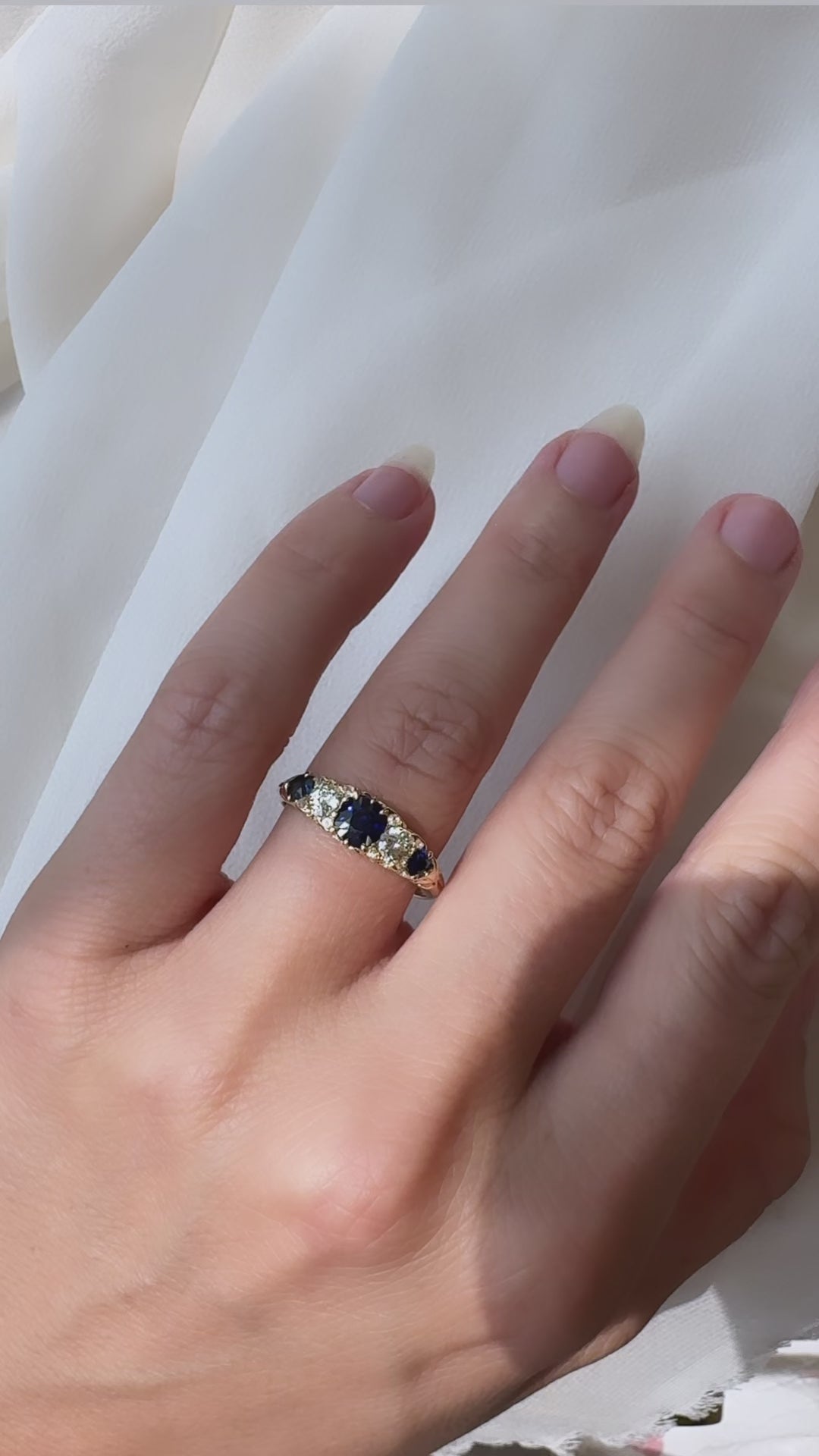 Solitaire Old Mine cut diamond Rings