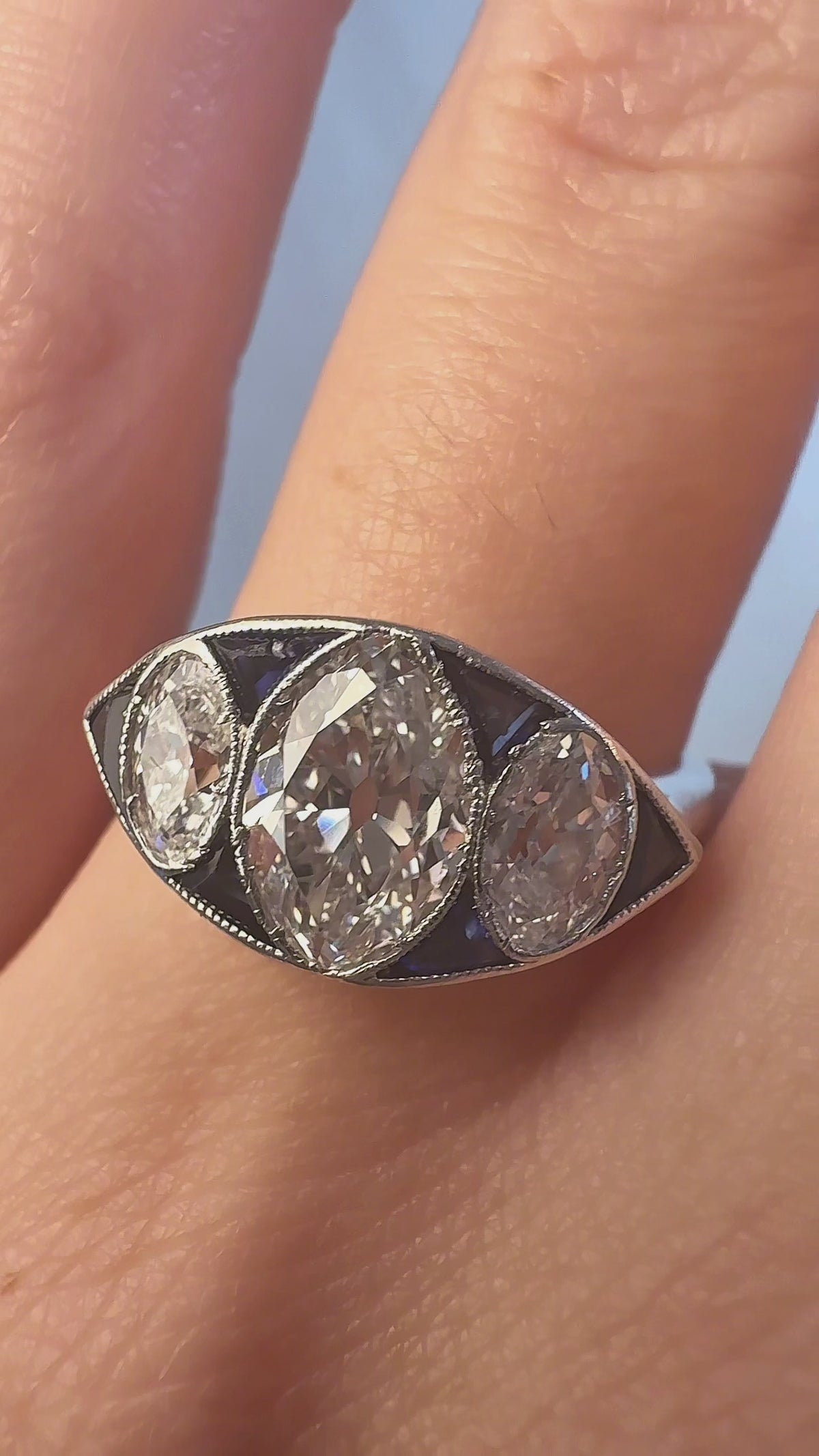  videos and images of vintage Engagement Rings-Marquise/Oval cut diamond Engagement Rings