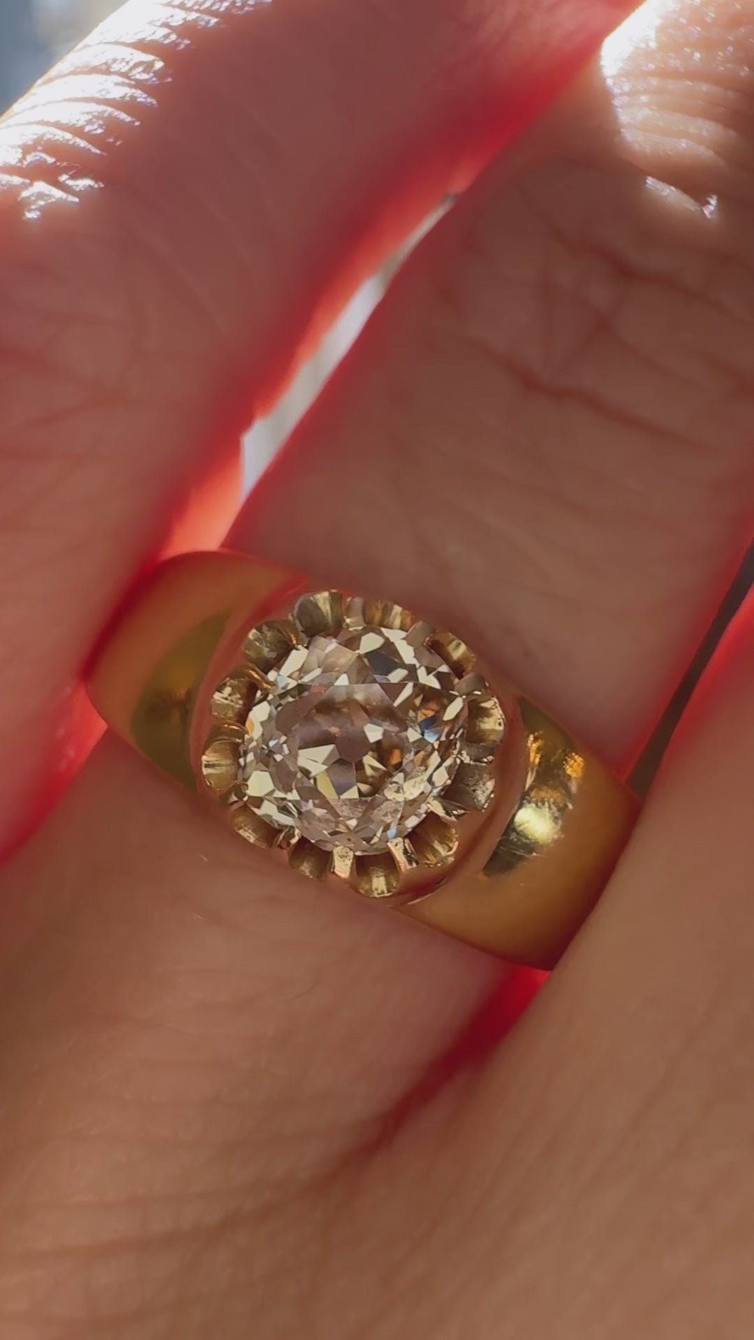 1-2 Carats vintage engagement ring