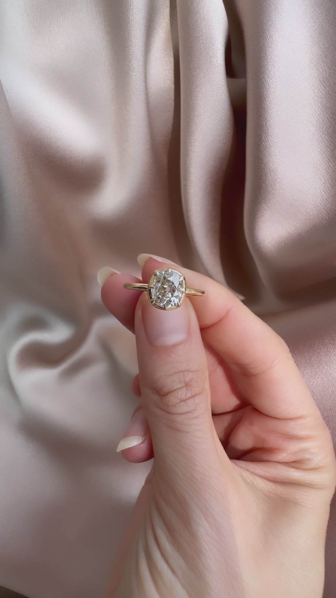 Old Mine cut diamond 