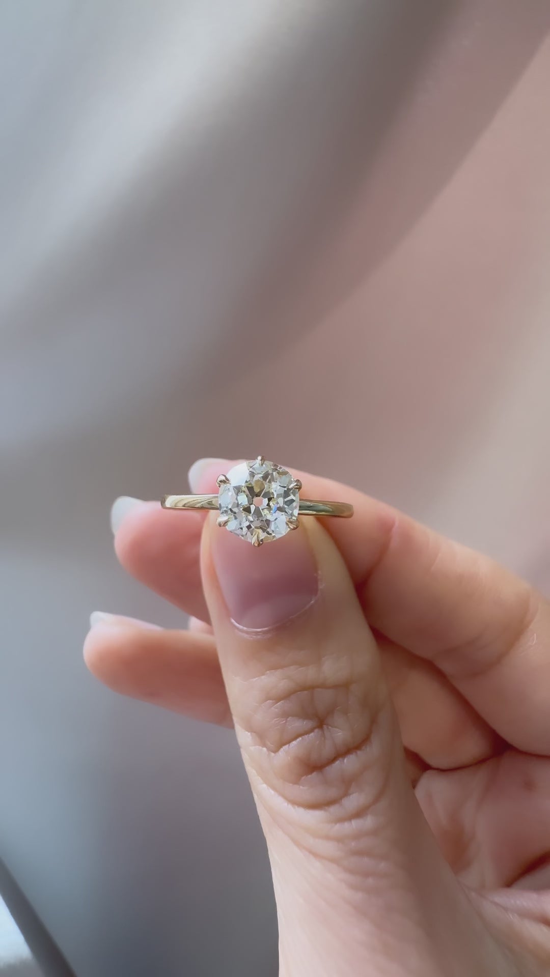 Old European cut diamond 