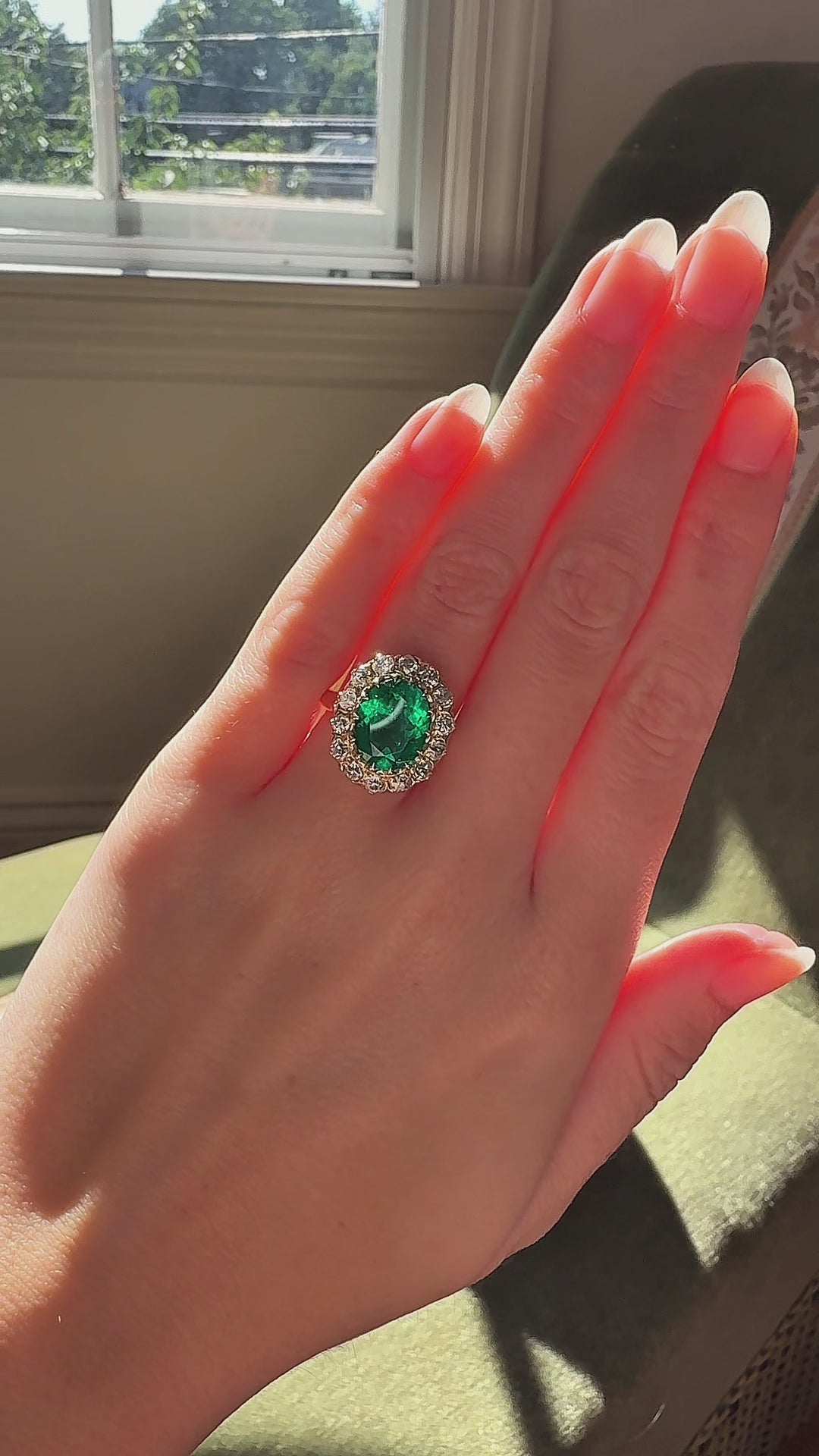 videos and images of vintage Rings-Old Mine cut Rings