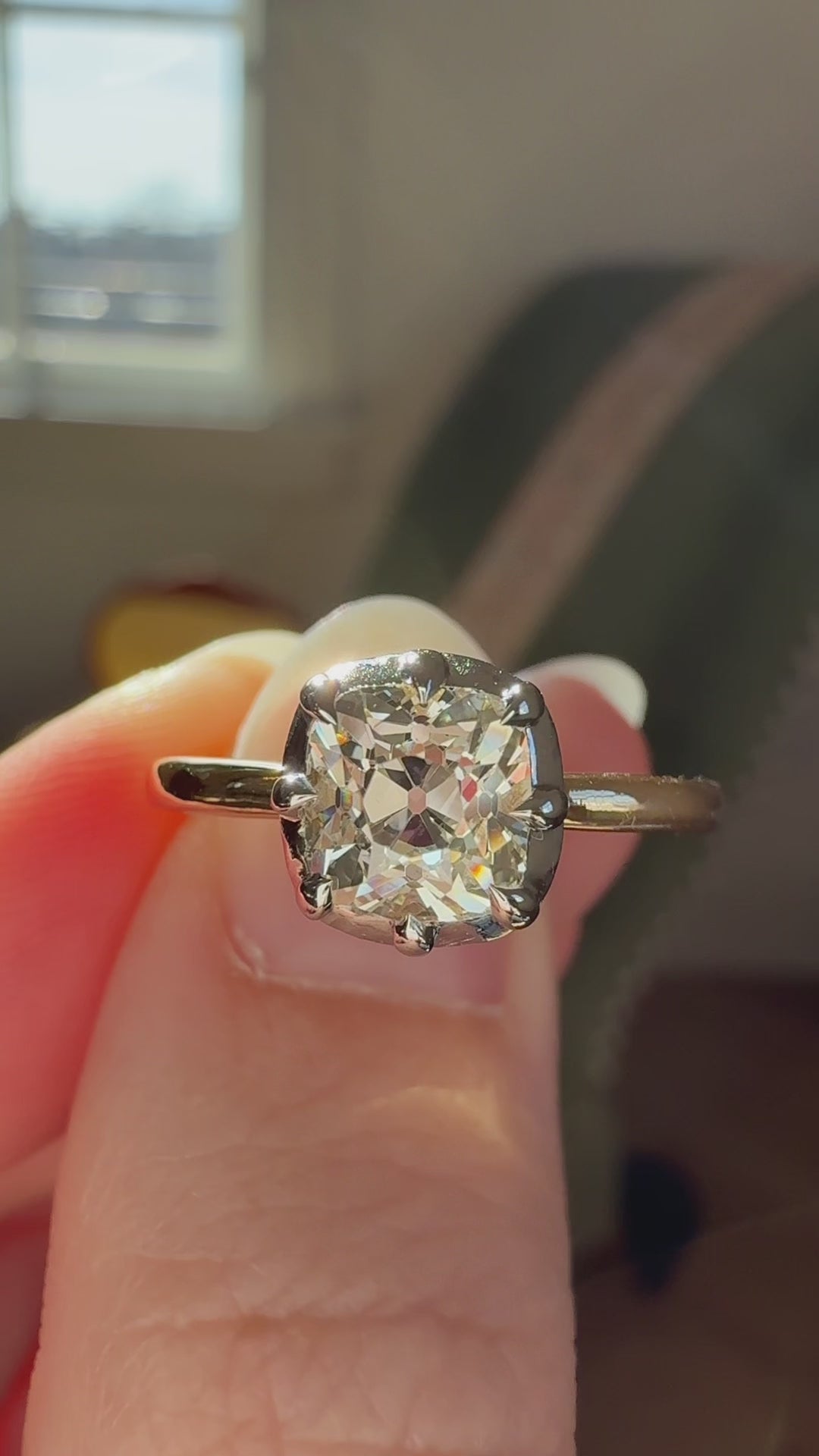 Old Mine cut diamond Rings