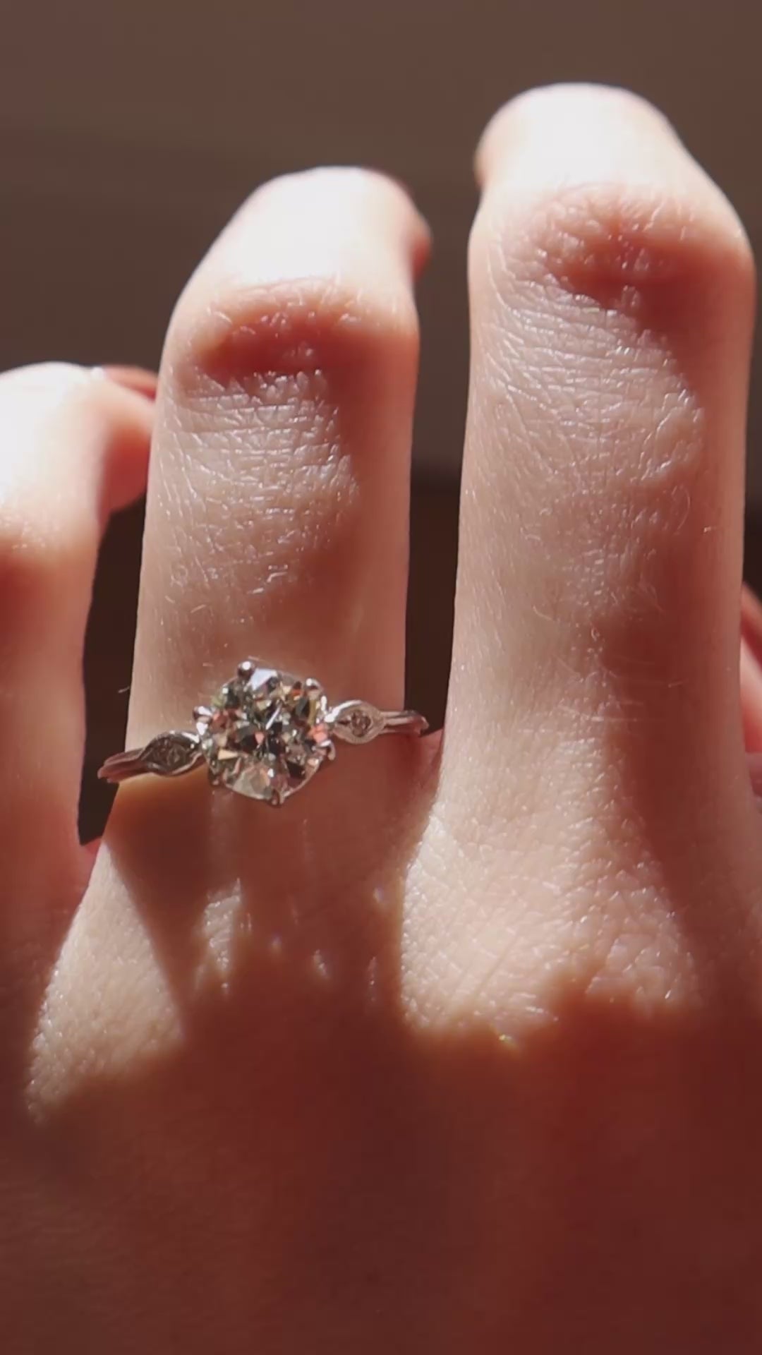 Old European cut diamond Rings