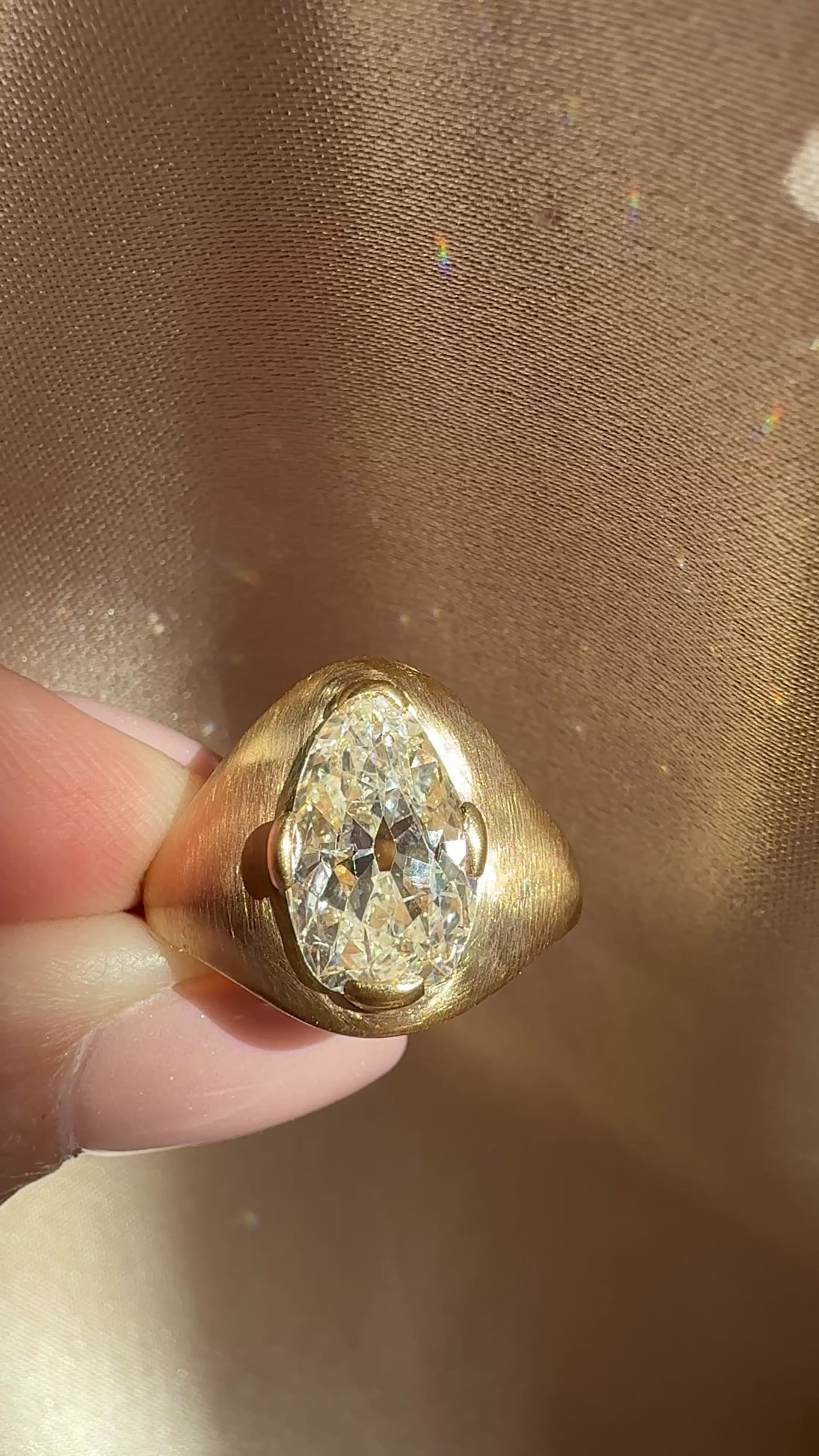 Solitaire Pear cut diamond Rings