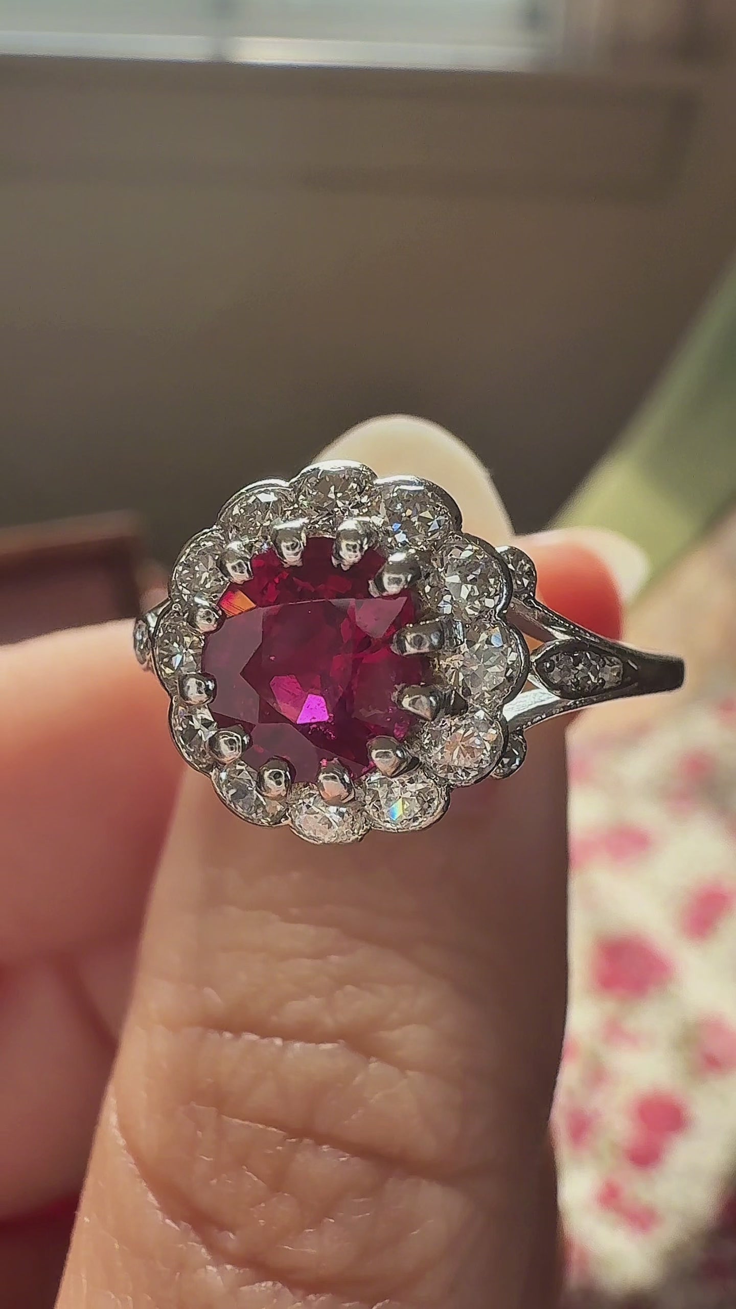Old European cut diamond Rings