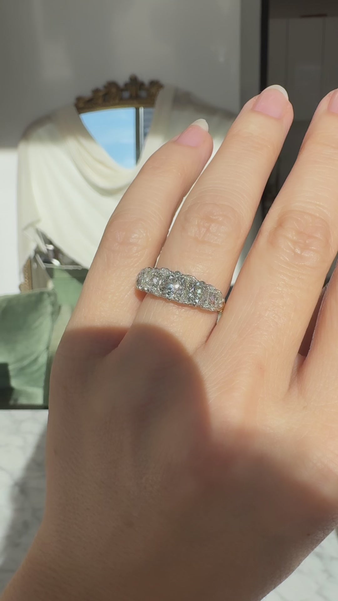 Old Mine cut diamond Rings