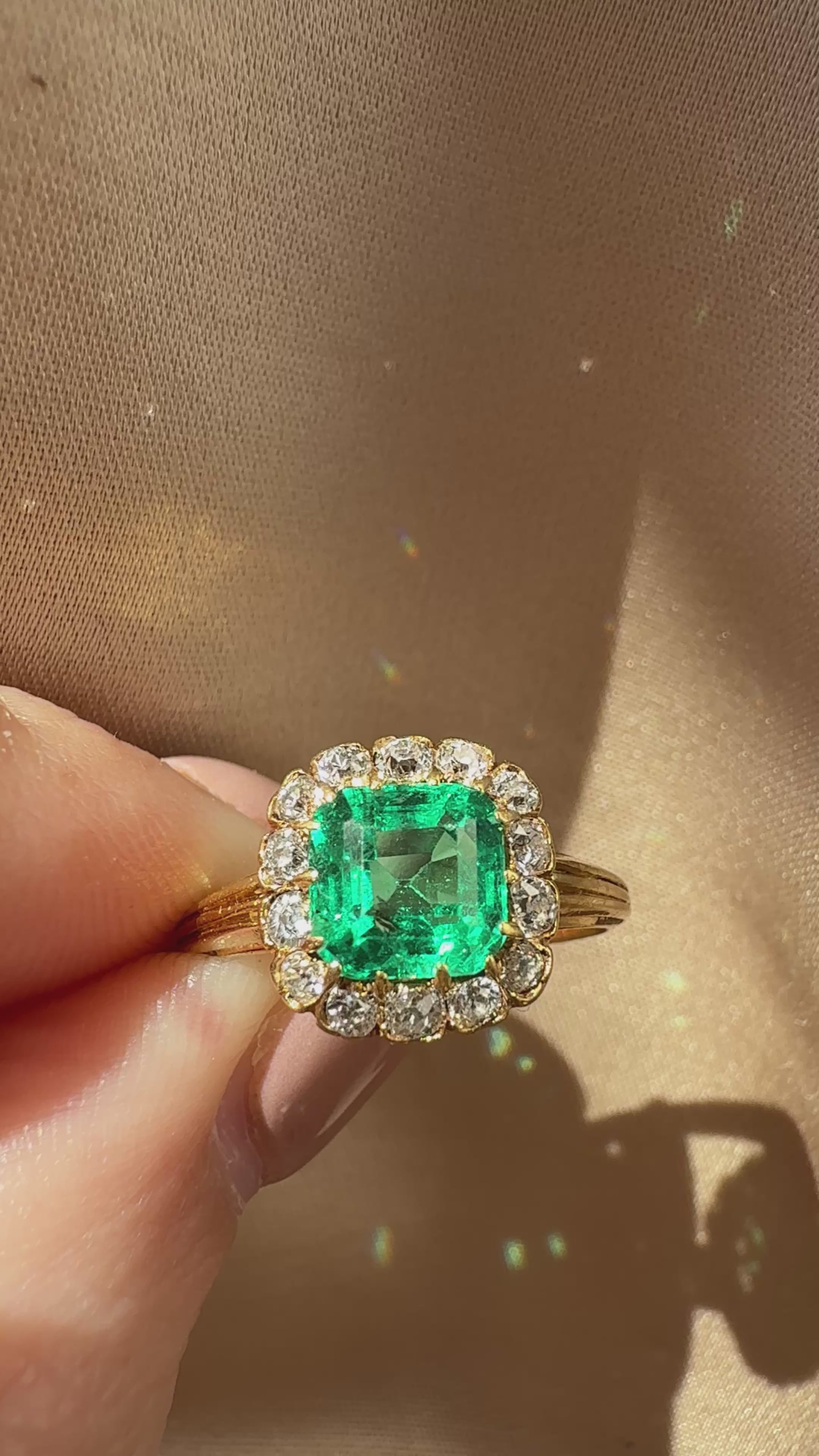 gemstones  vintage engagement ring