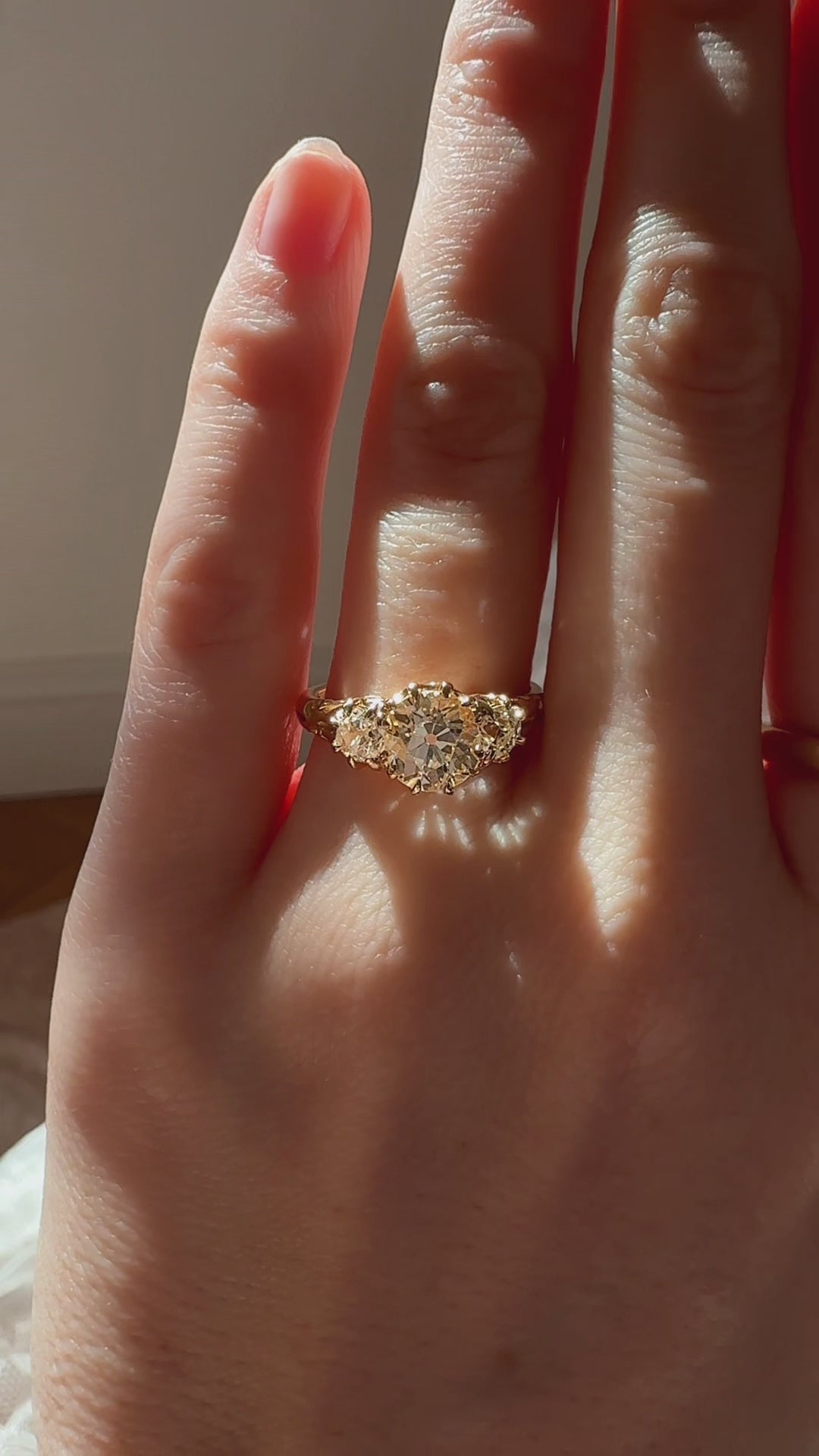 Old Mine cut diamond Rings