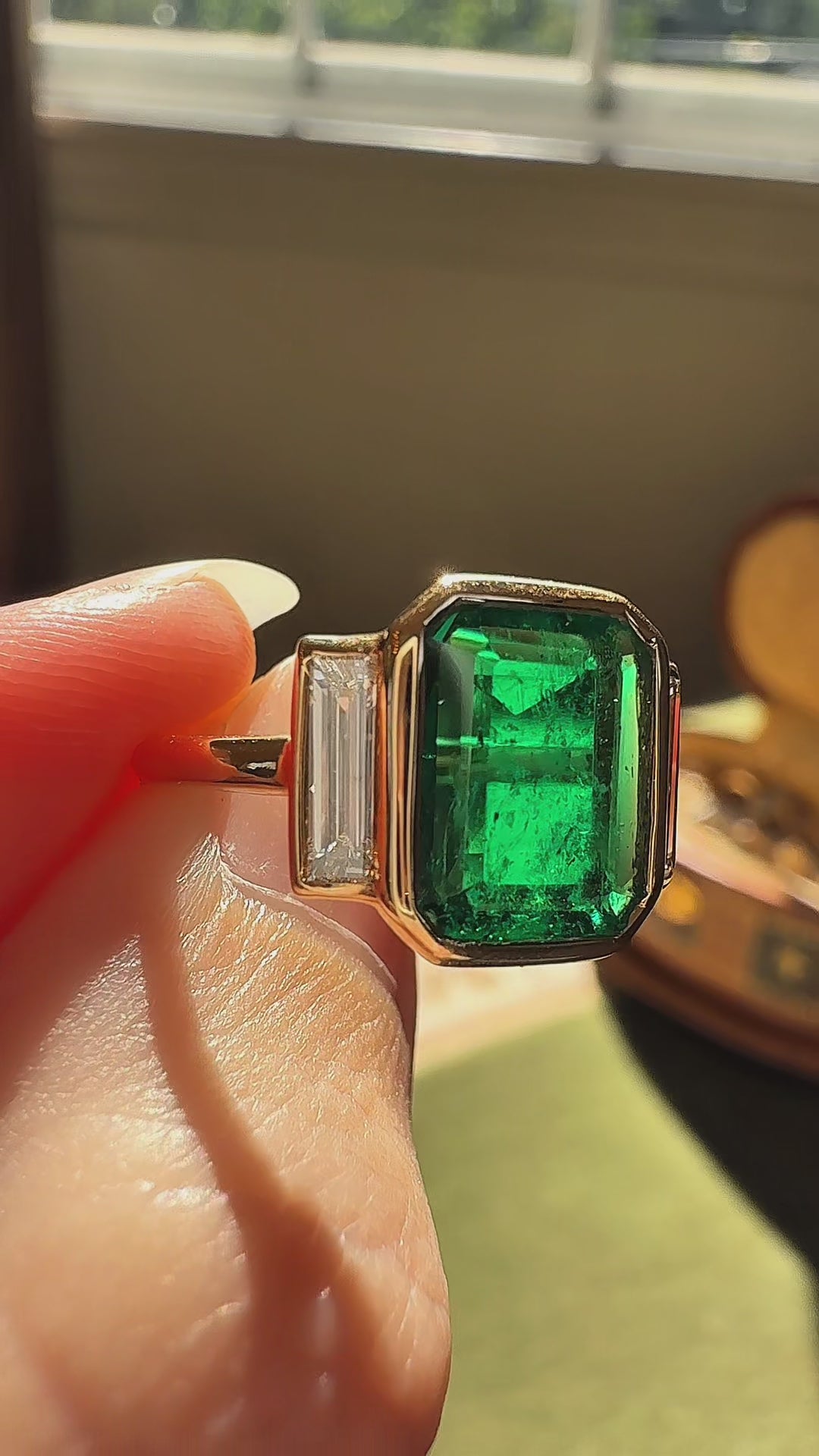 Step  cut Rings