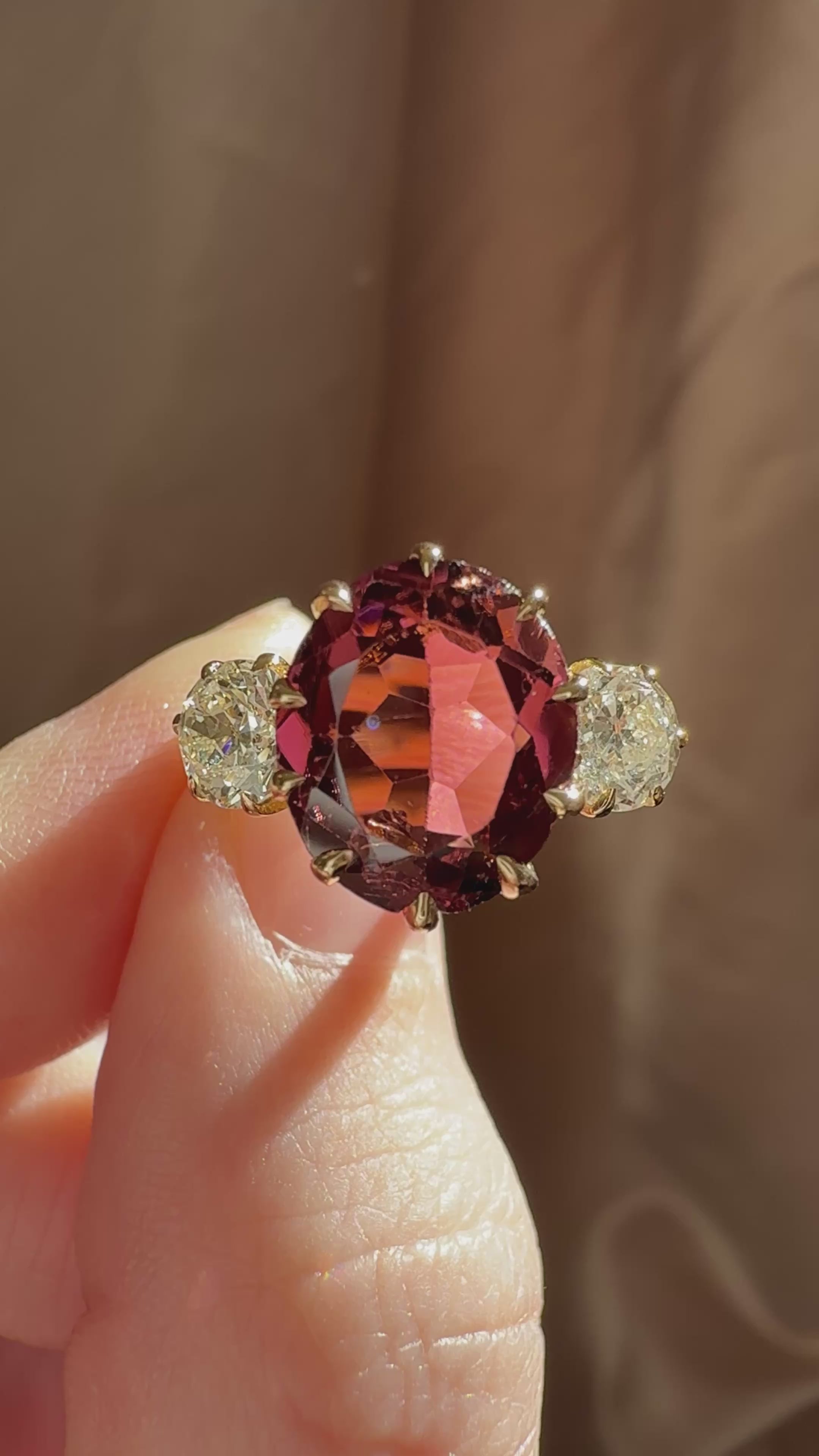  videos and images of vintage Rings-Marquise/Oval cut diamond Rings