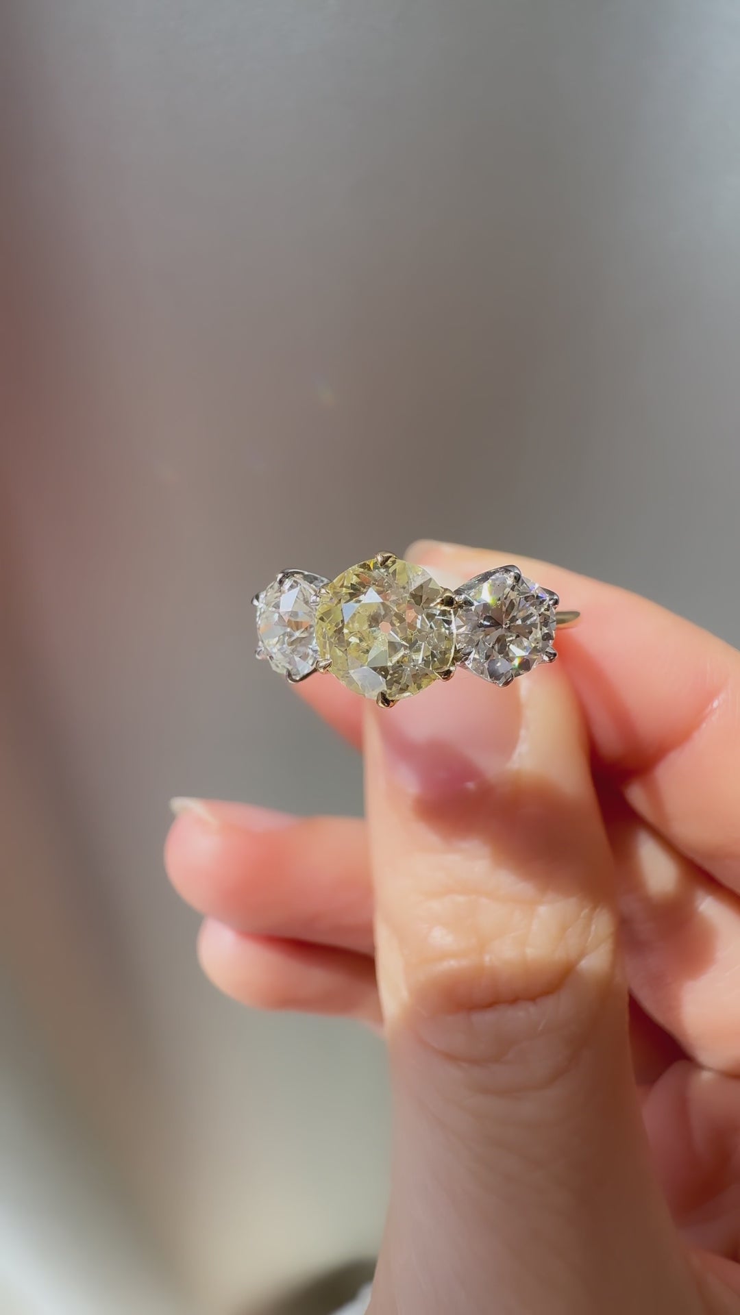 Old European cut diamond 