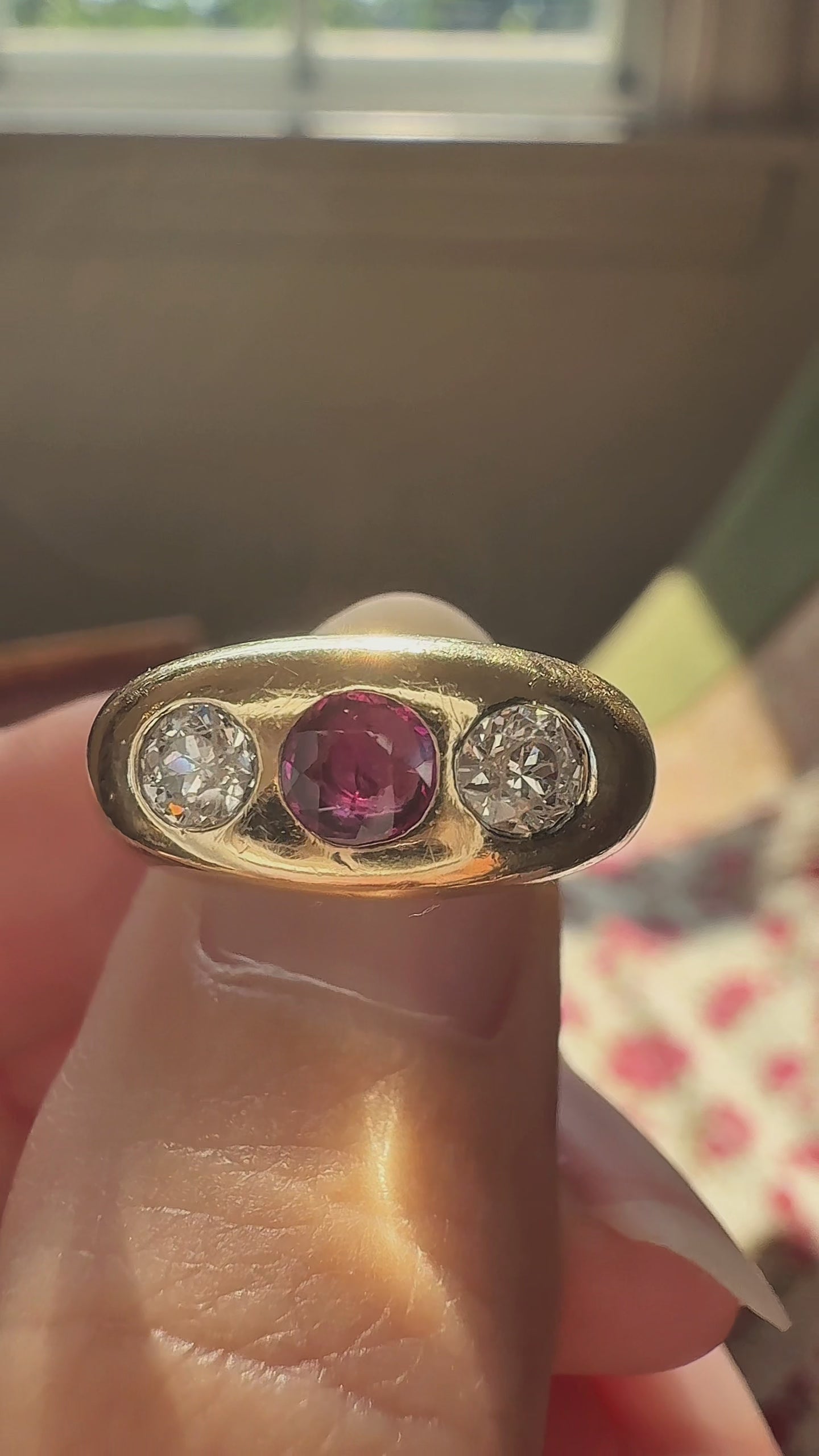 Old European cut diamond Rings