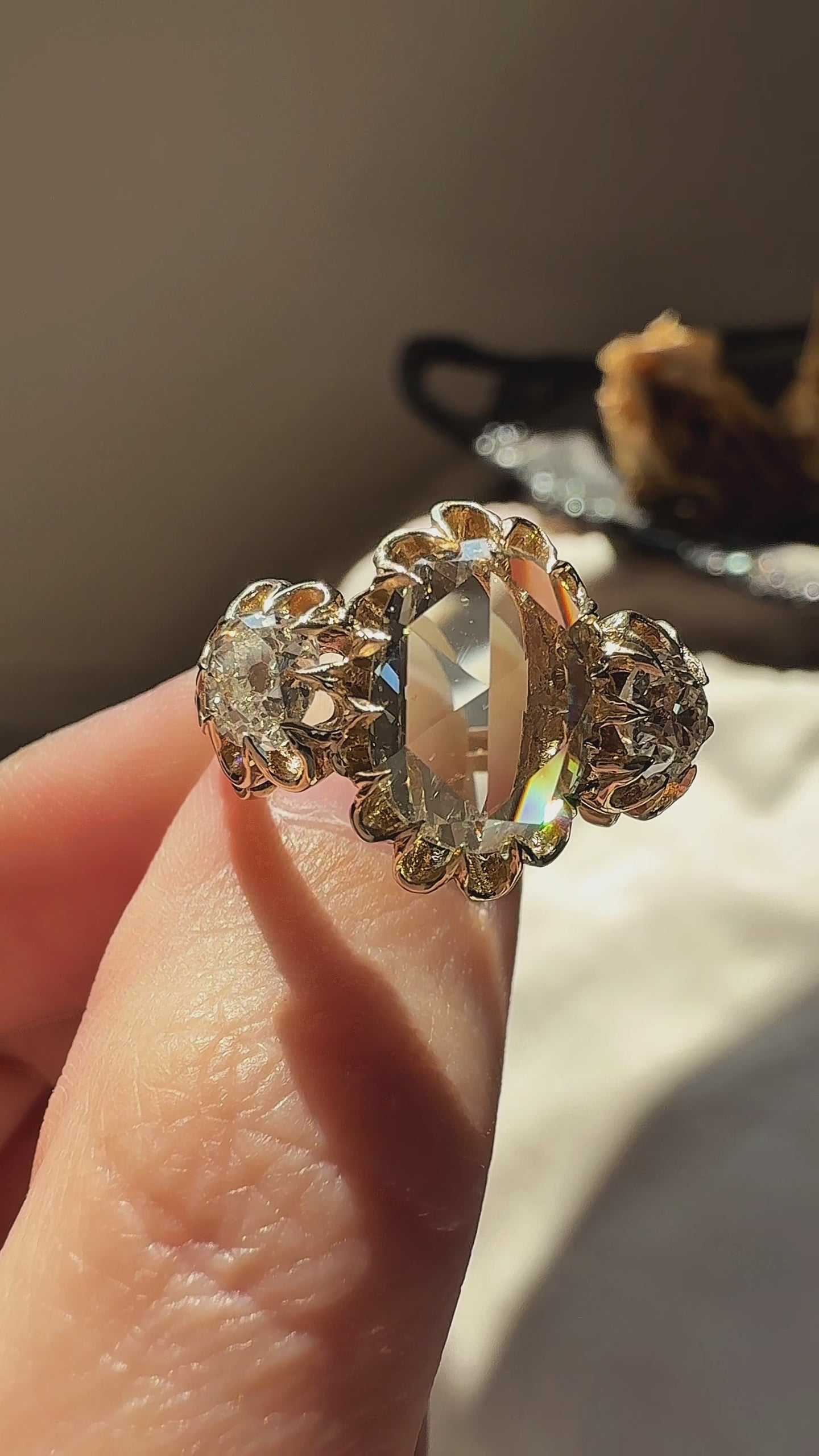 Rose cut diamond Gemstones