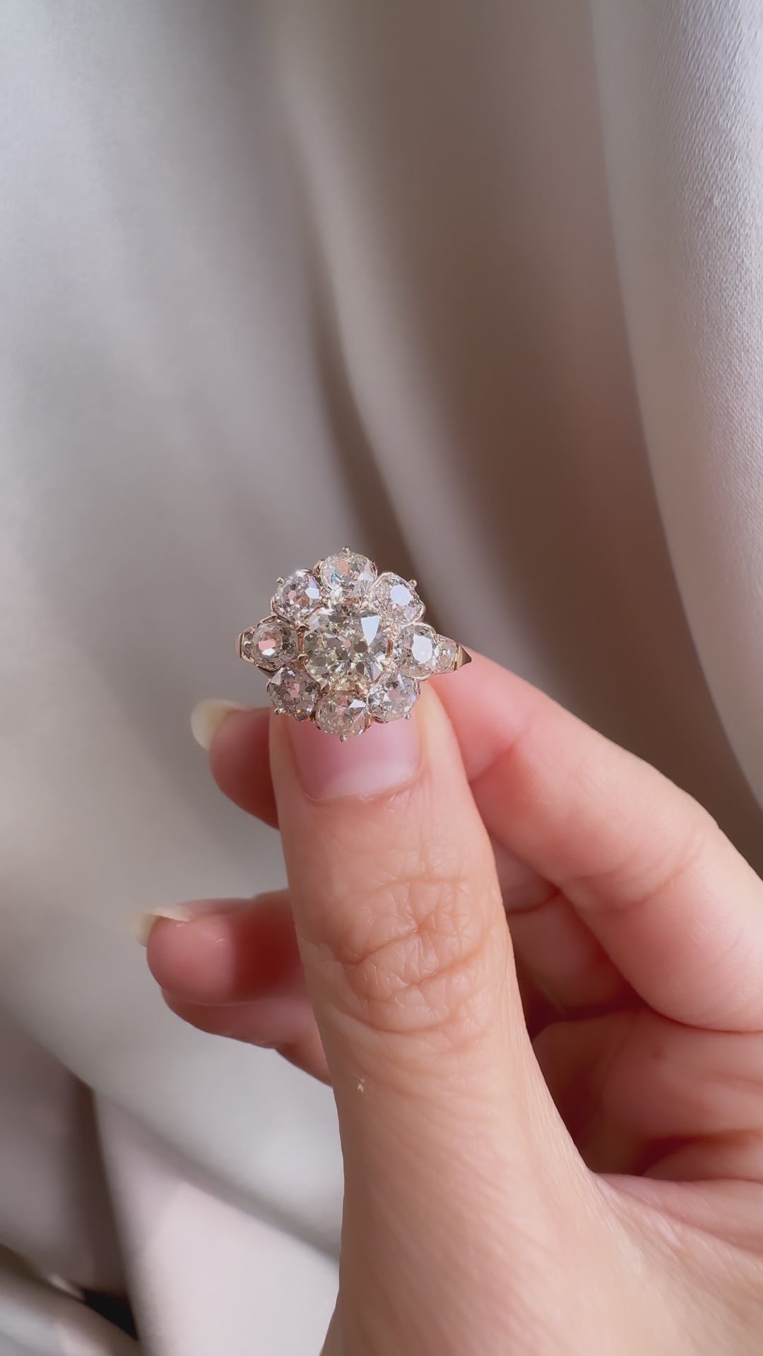 Old Mine cut diamond 