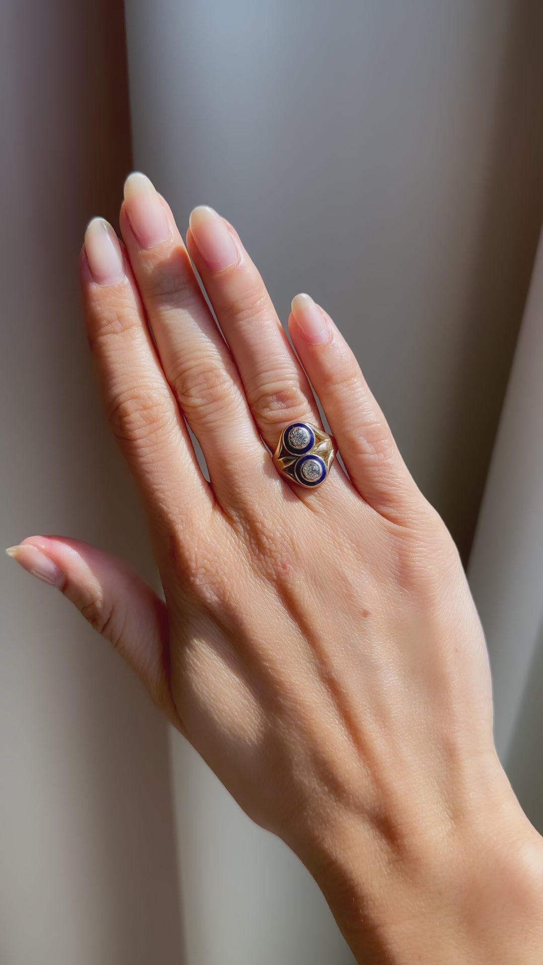 diamond in yellow gold setting