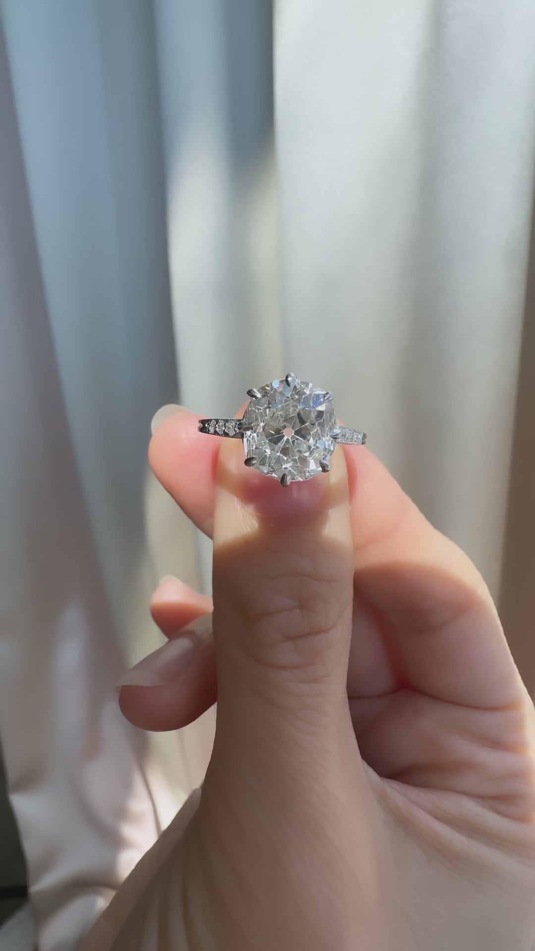 Old Mine cut diamond 