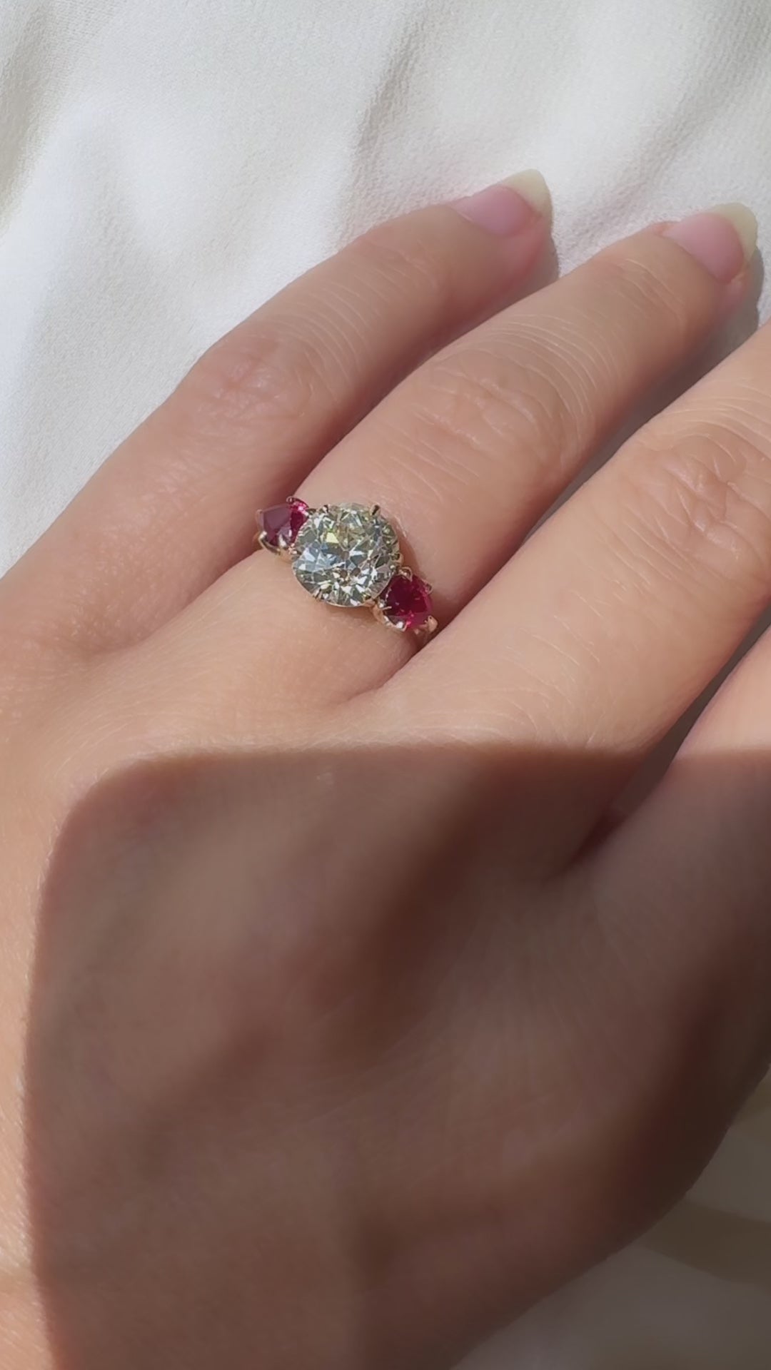  videos and images of vintage Rings-Solitaire Old European cut diamond Rings