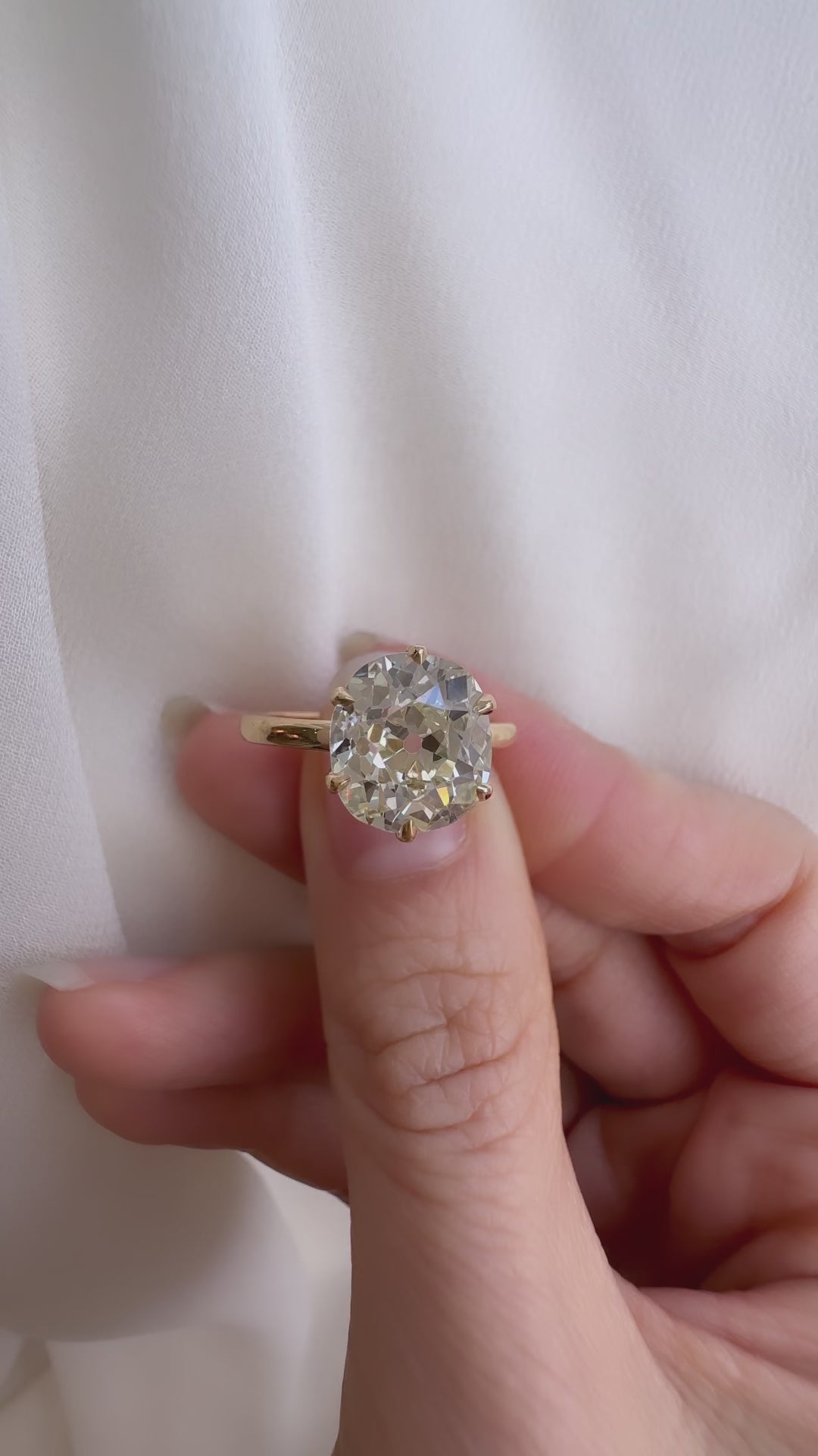 Old Mine cut diamond 