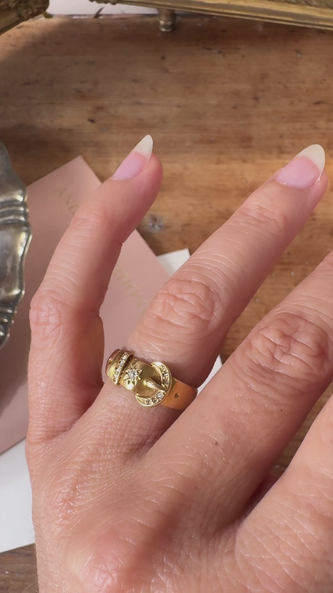 Less than 1  vintage engagement ring