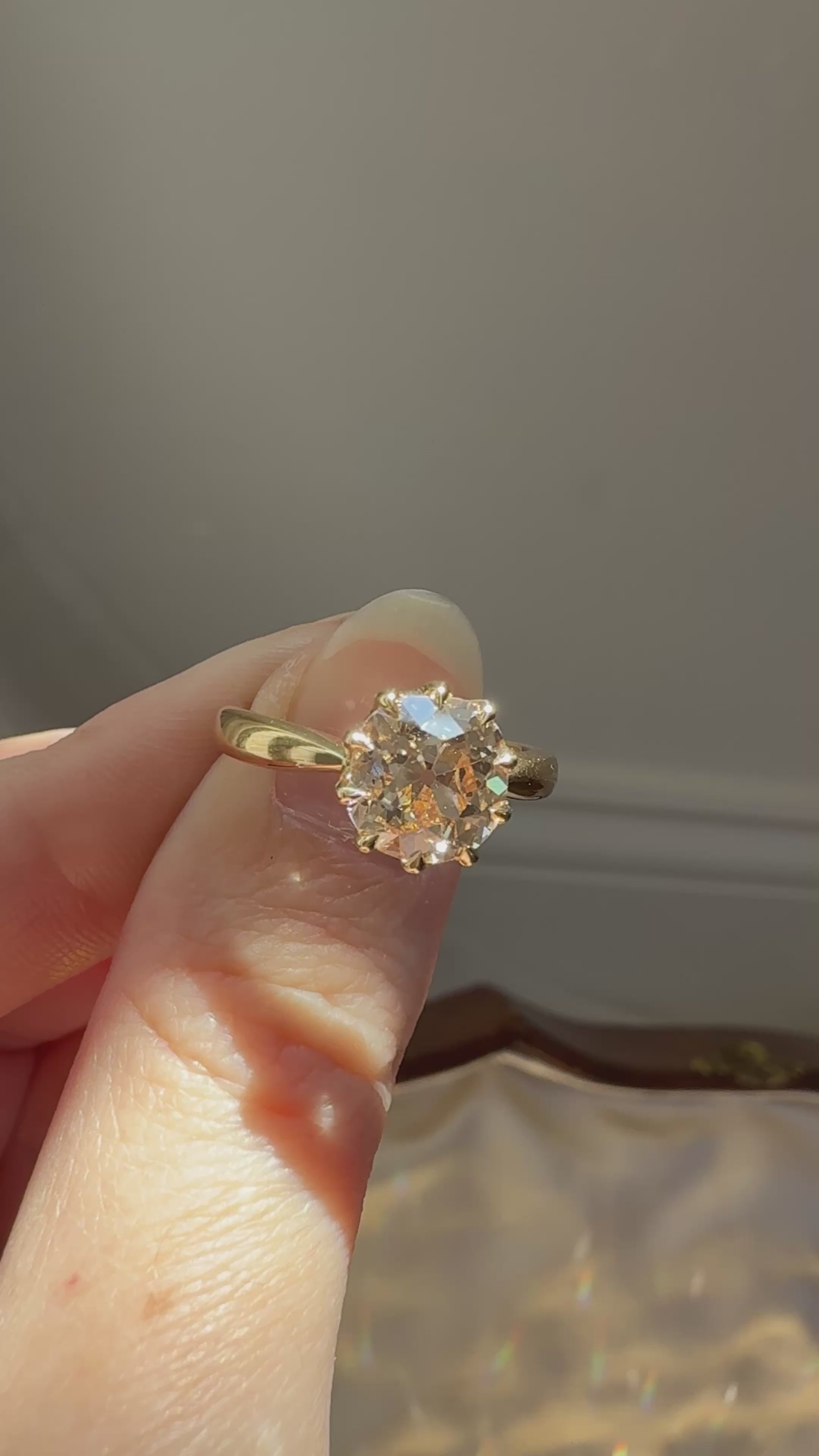 Old Mine cut diamond Rings